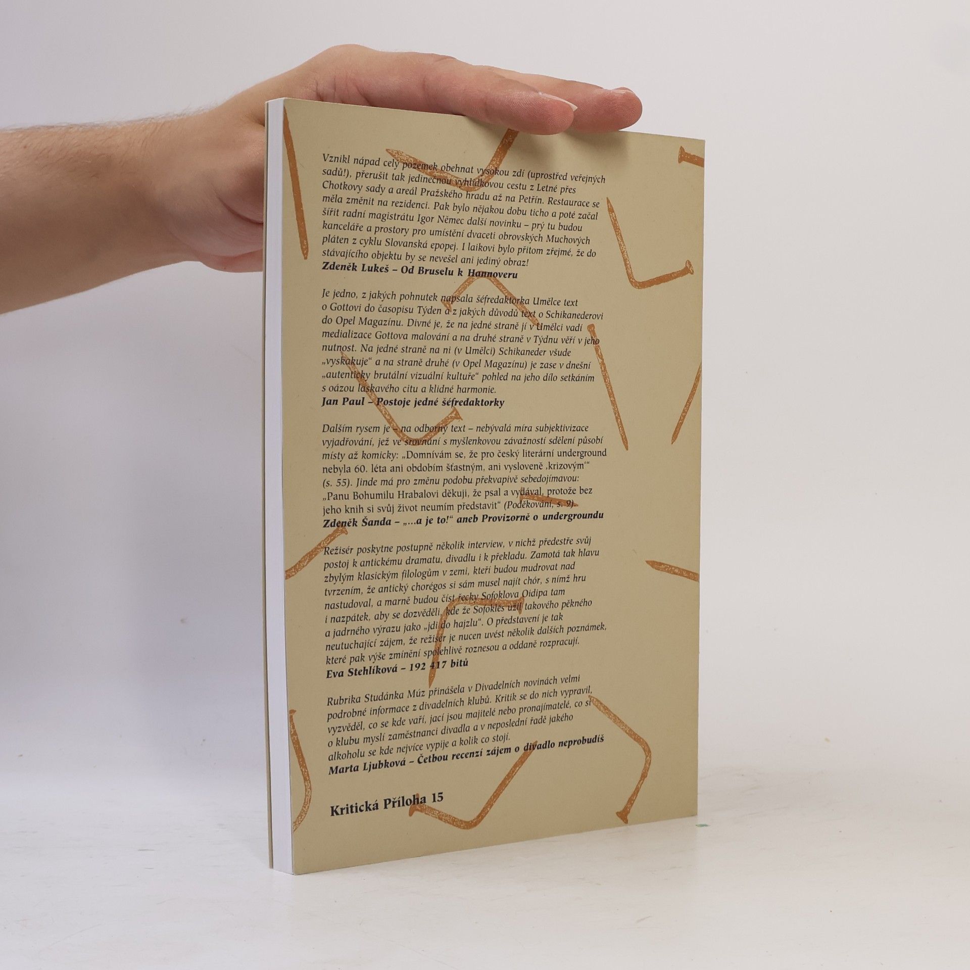 Collectif d'auteurs Kritická Příloha 15. Revolver revue