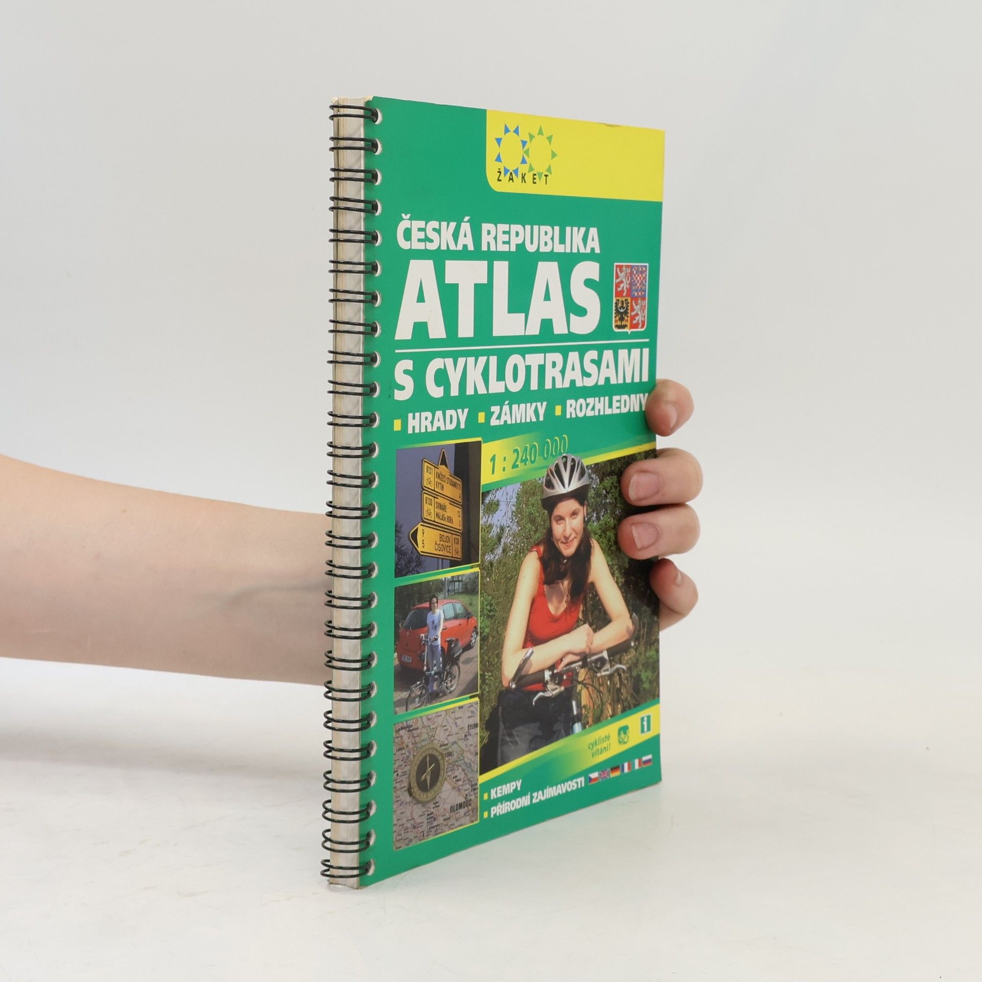 Kolektiv autorů Autoatlas s cyklotrasami Česká republika 1:240 000