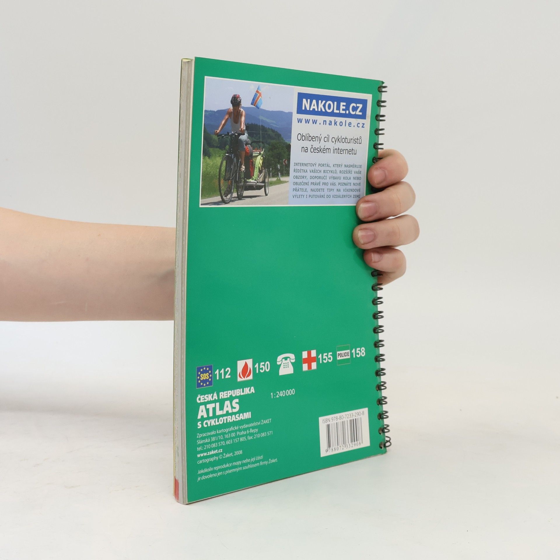 Kolektiv autorů Autoatlas s cyklotrasami Česká republika 1:240 000