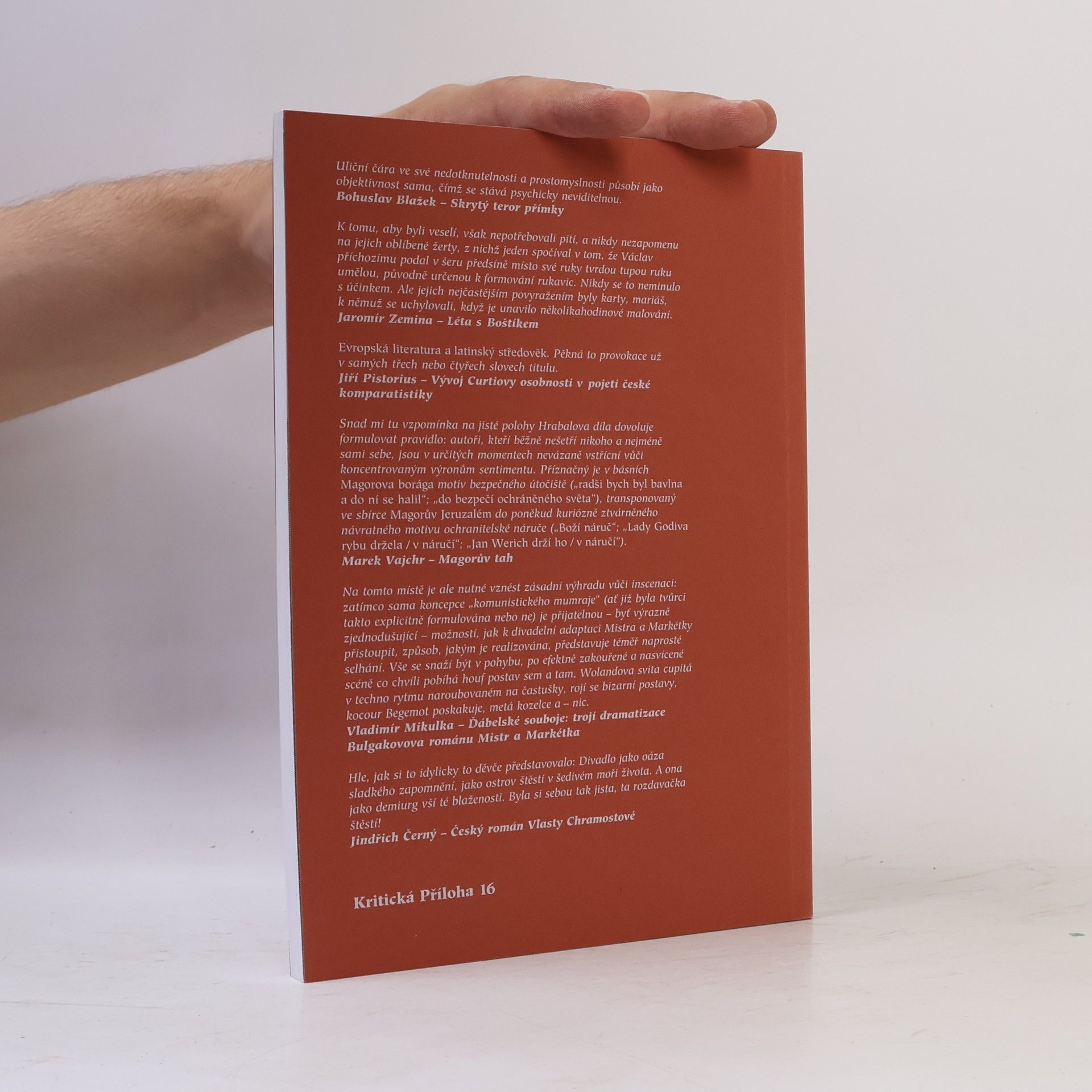 AA.VV. Kritická Příloha 16. Revolver revue
