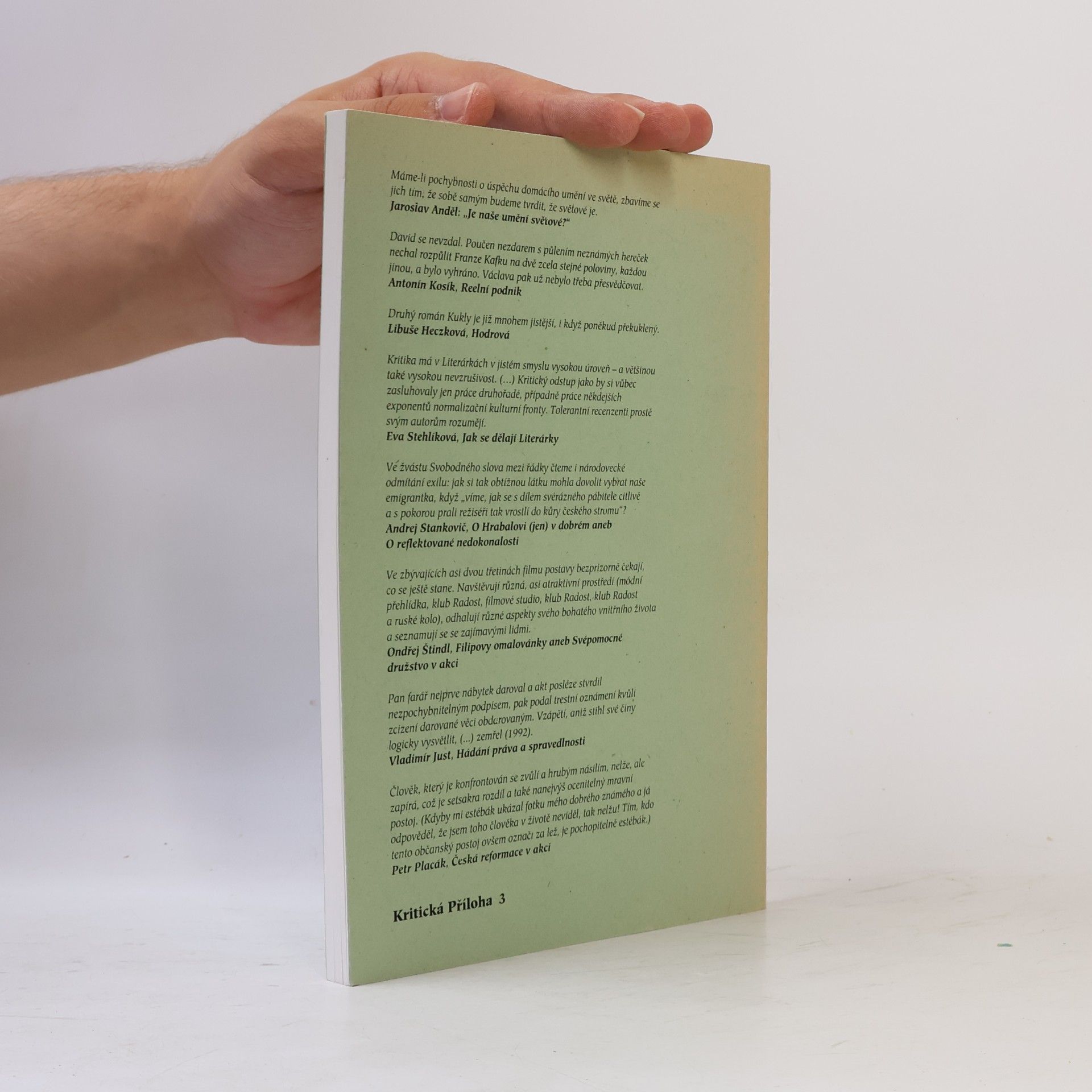 Collectif d'auteurs Kritická příloha 3 : Revolver revue