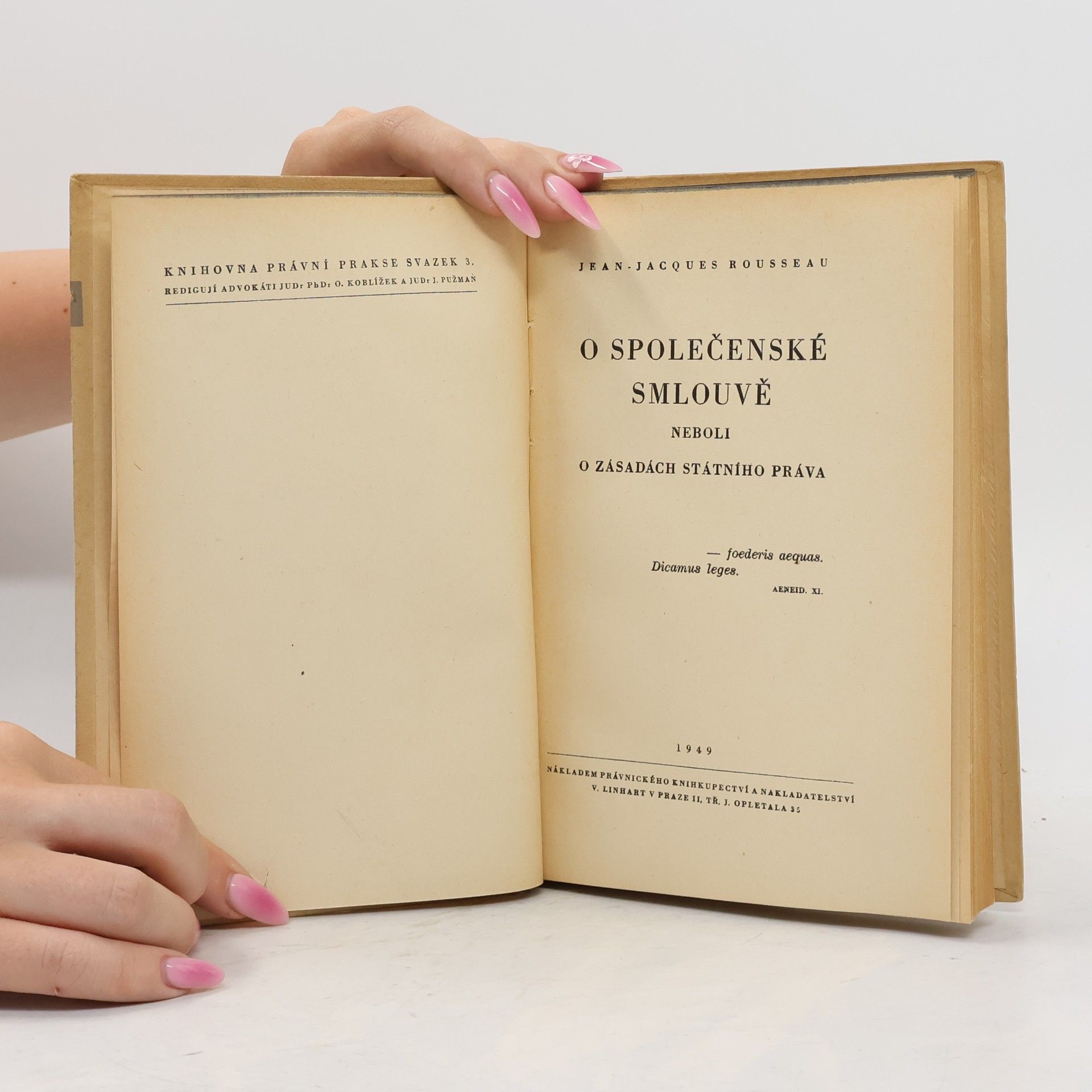 Jean-Jacques Rousseau O společenské smlouvě