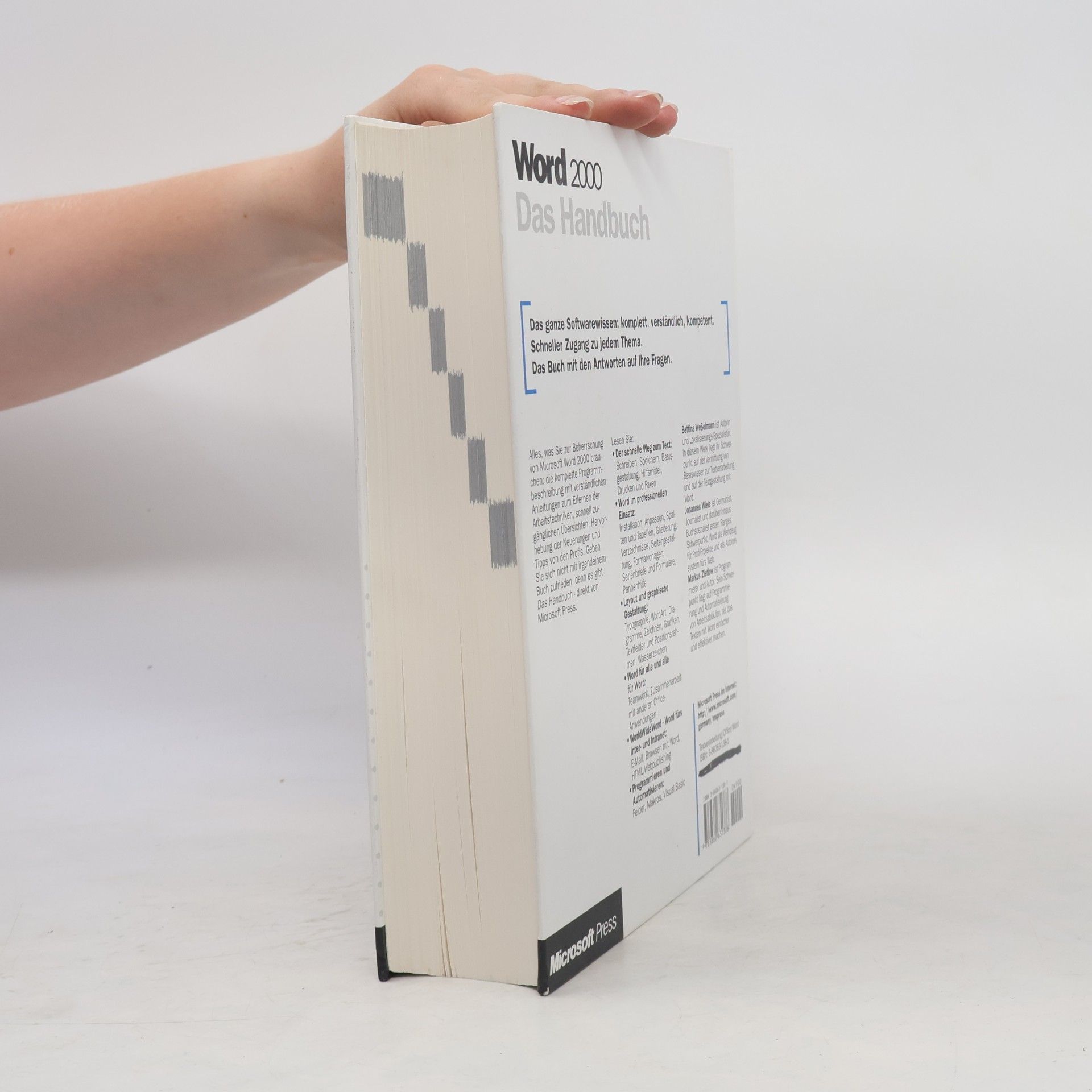 Bettina Weßelmann Microsoft Word 2000 - das Handbuch