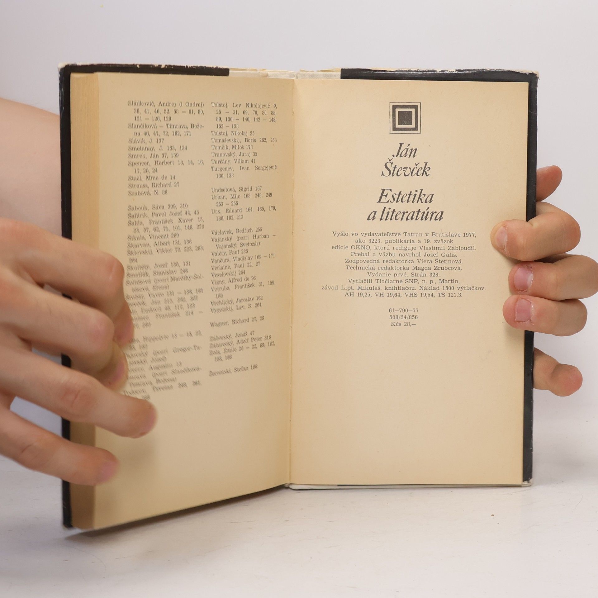 Ján Števček Estetika a literatúra