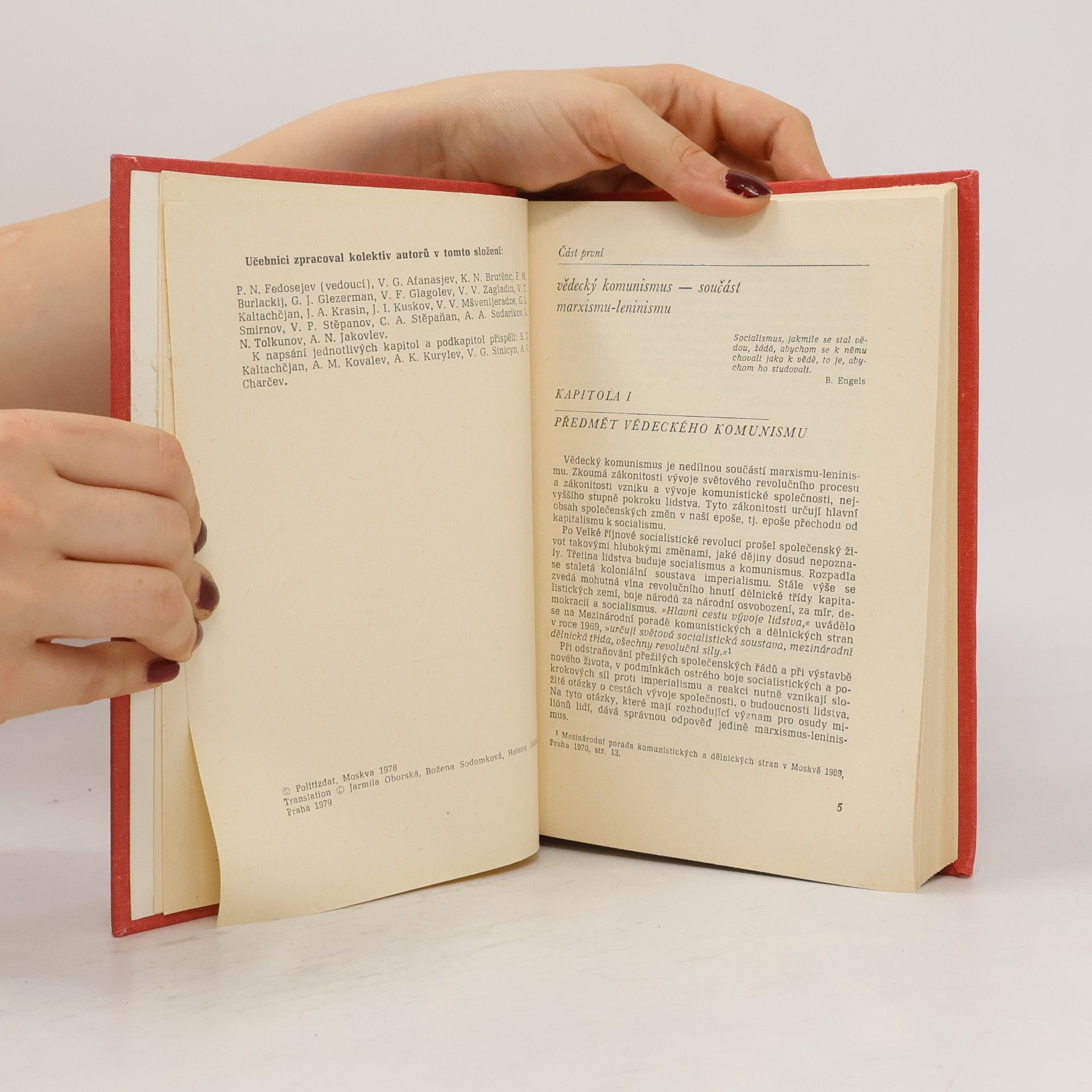 Various authors Vědecký komunismus