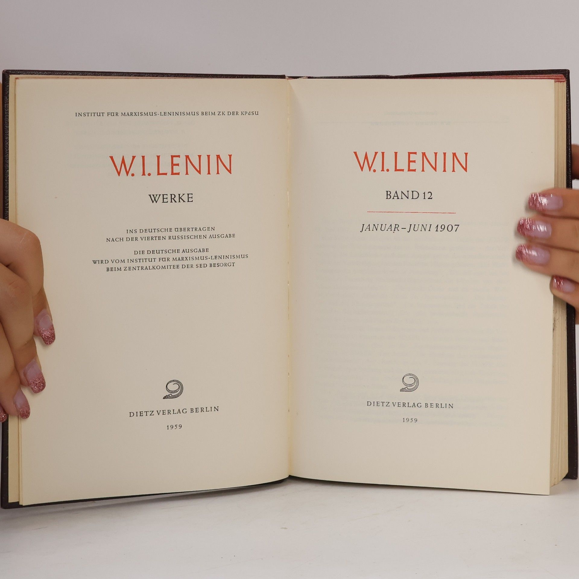Vladimir Iljič Lenin W. I. Lenin Werke 12