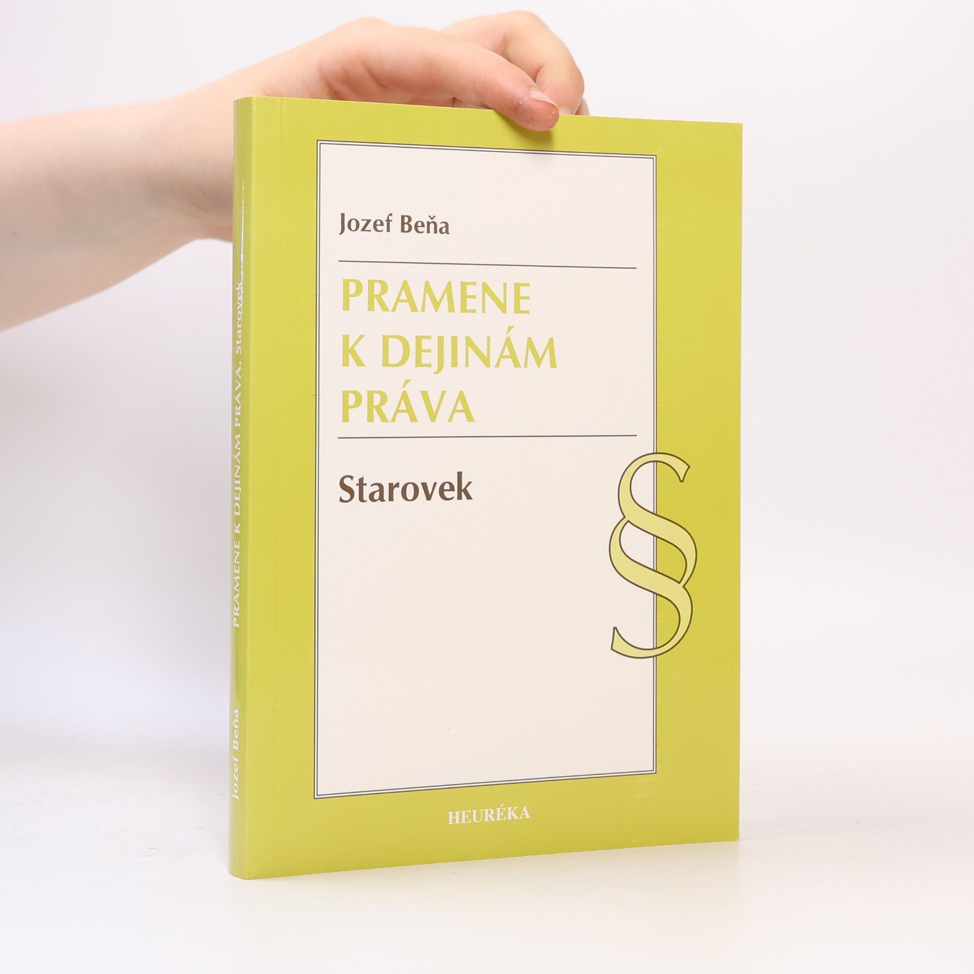 Jozef Beňa Pramene k dejinám práva
