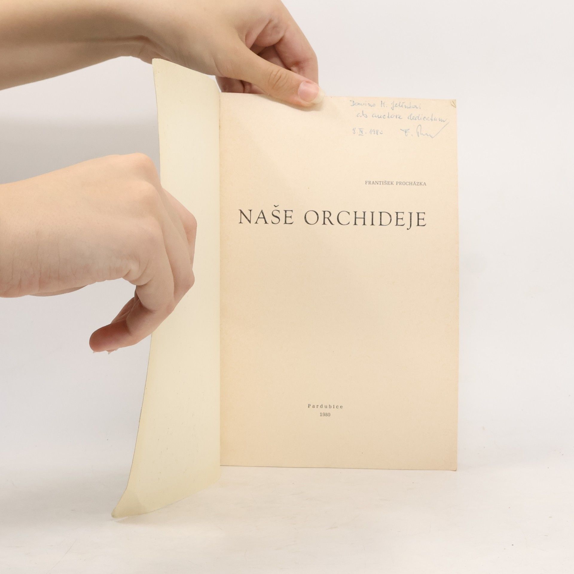 František Procházka Naše orchideje