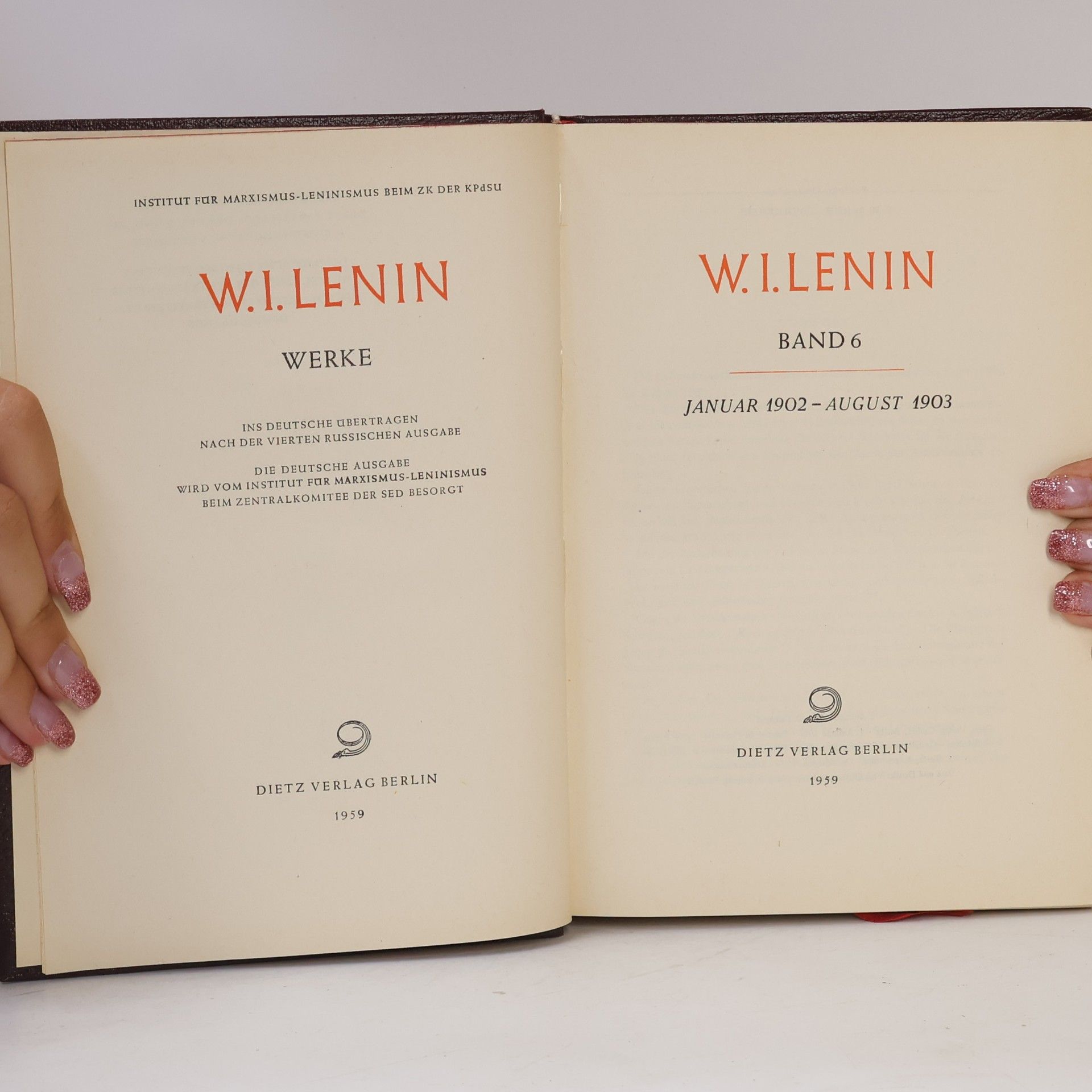 Vladimir Lenin Werke. Band 6