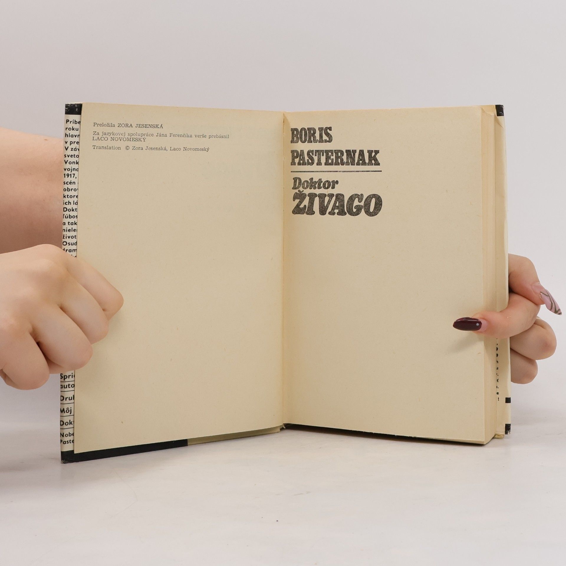 Pasternak Boris Doktor Živago