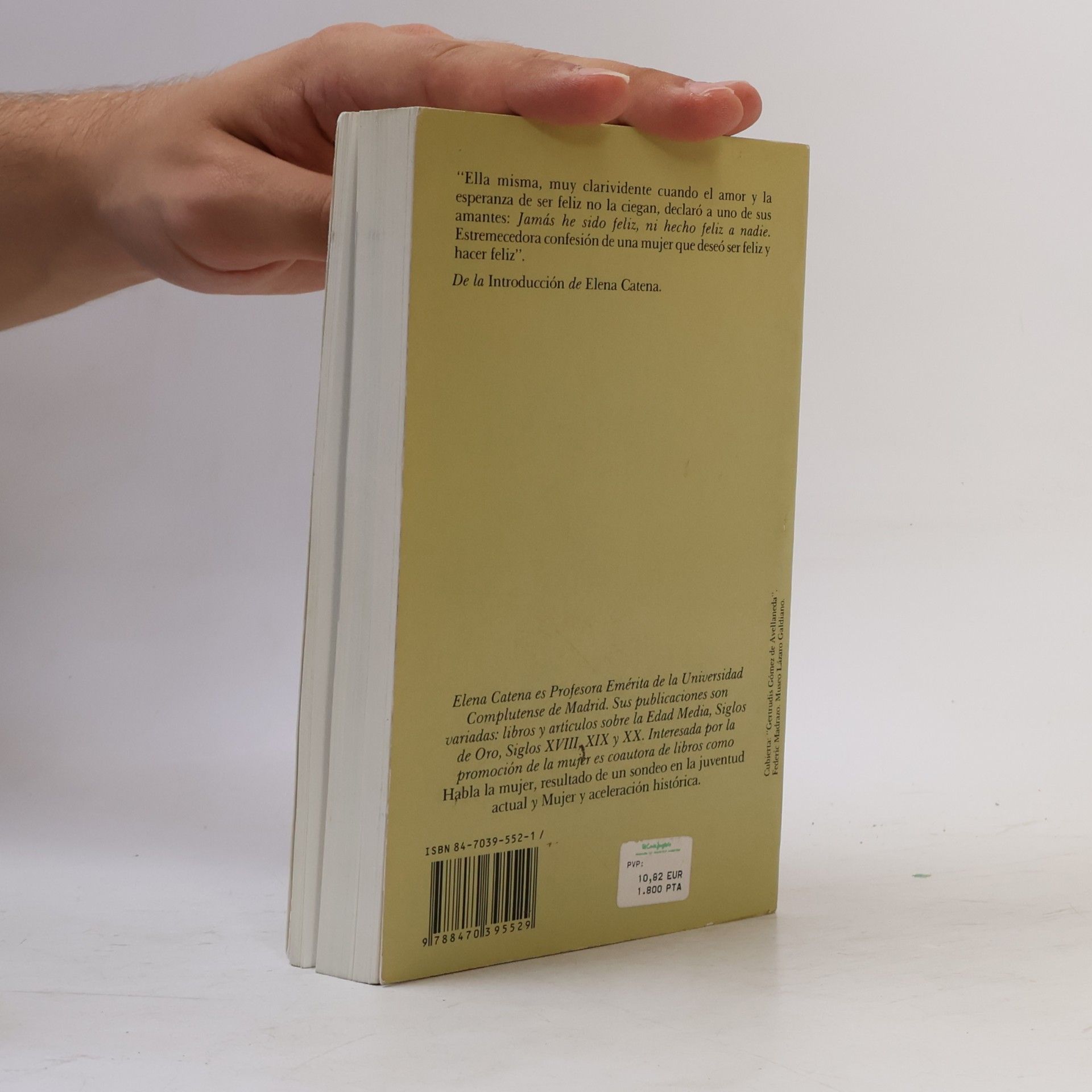 Gertrudis G
G
mez de Avellaneda y Arteaga Biblioteca de Escritoras - 9: Poesías y epistolario de amor y de amistad
