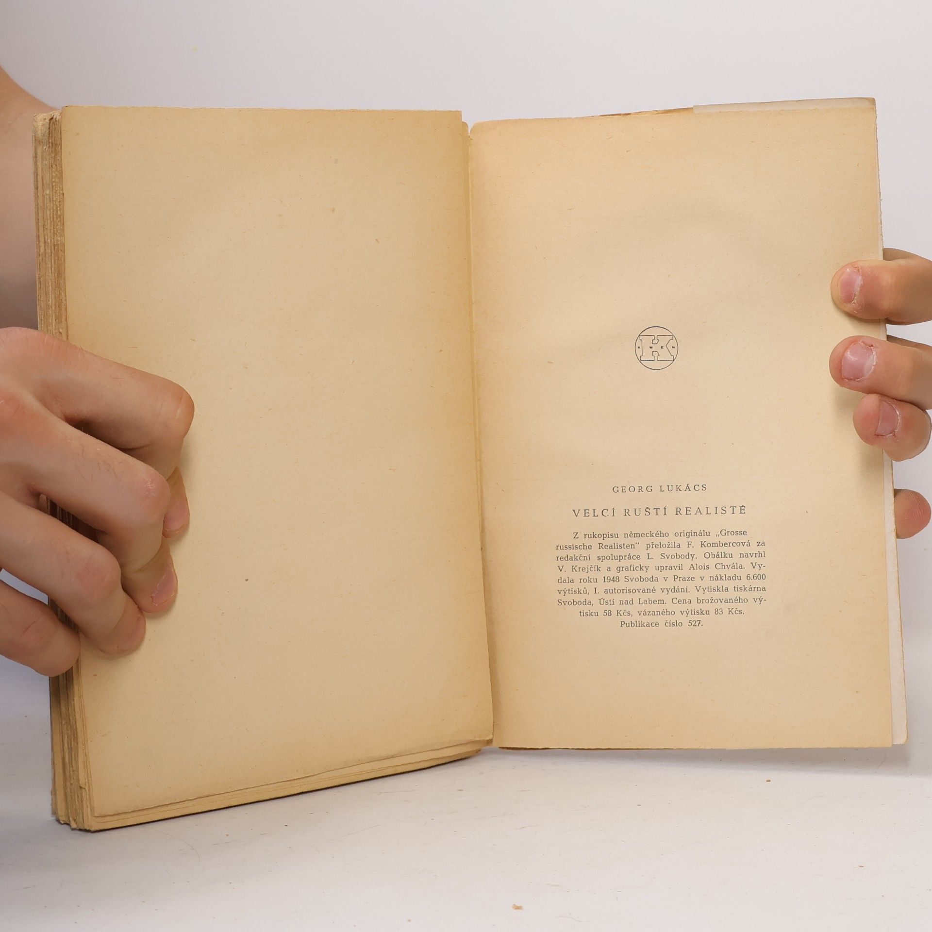 György Lukács Velcí ruští realisté