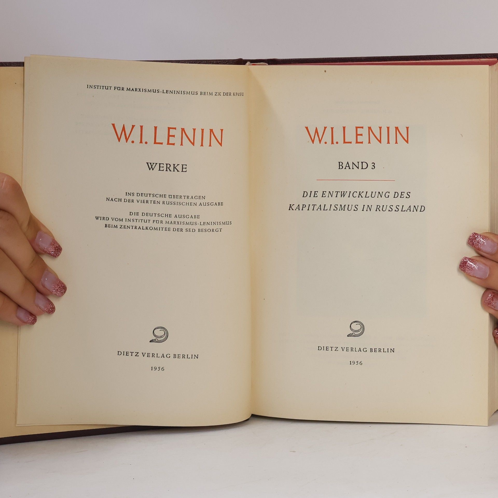 Vladimir Lenin W. I. Lenin Werke 3