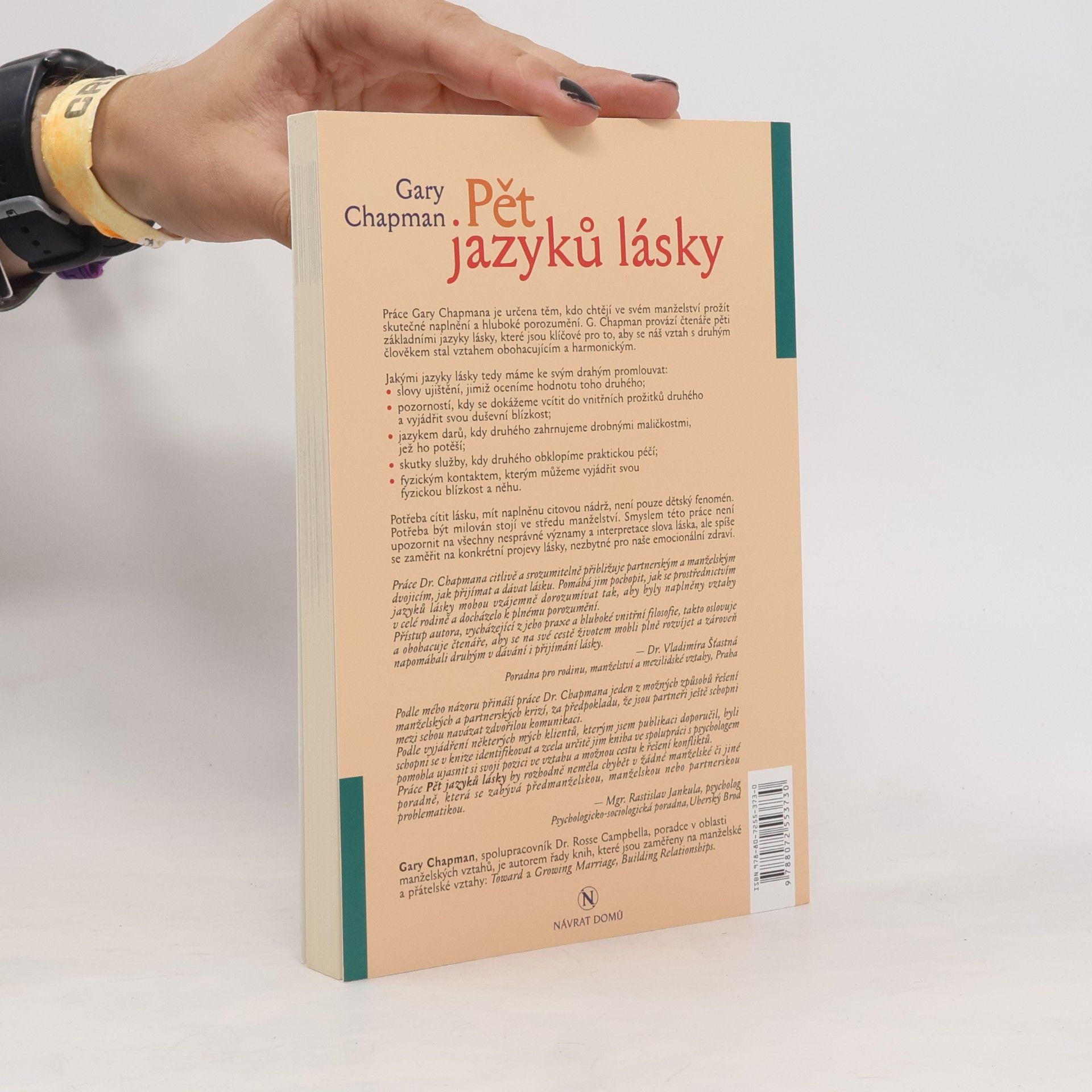 Gary Chapman Pět jazyků lásky
