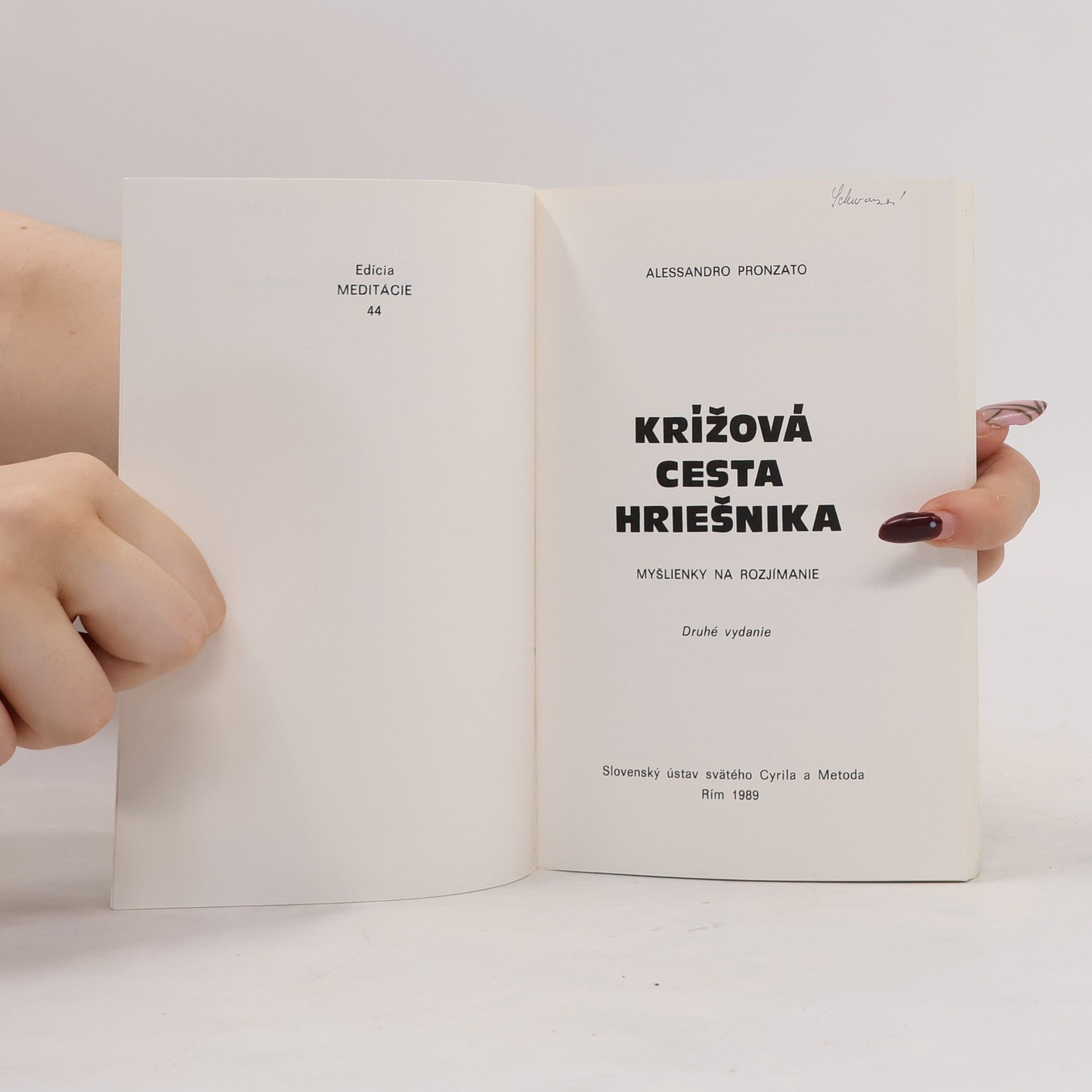 Alessandro Pronzato Krížová cesta hriešnika