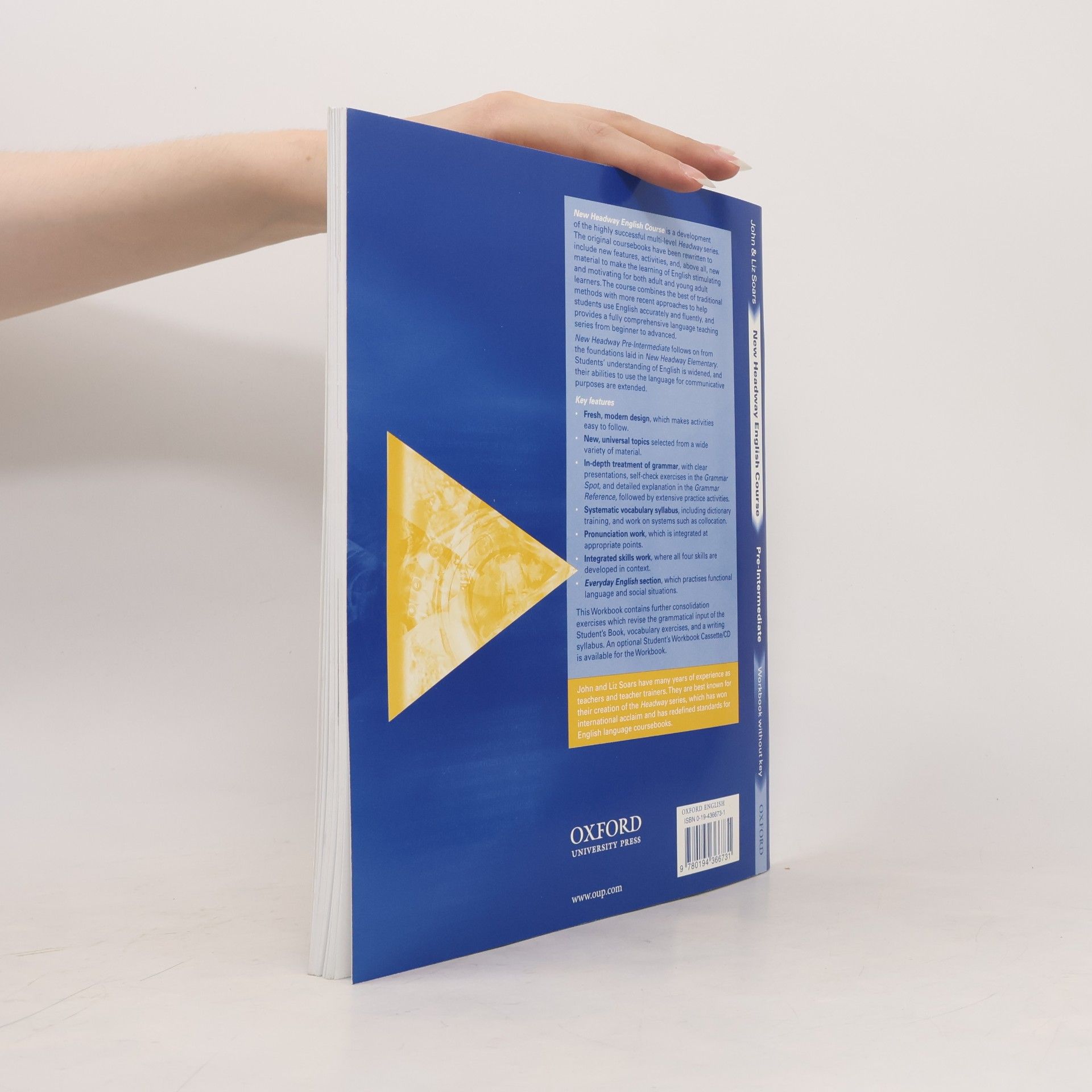 Liz Soars New Headway English Course. Pre-intermediate. Workbook without Key