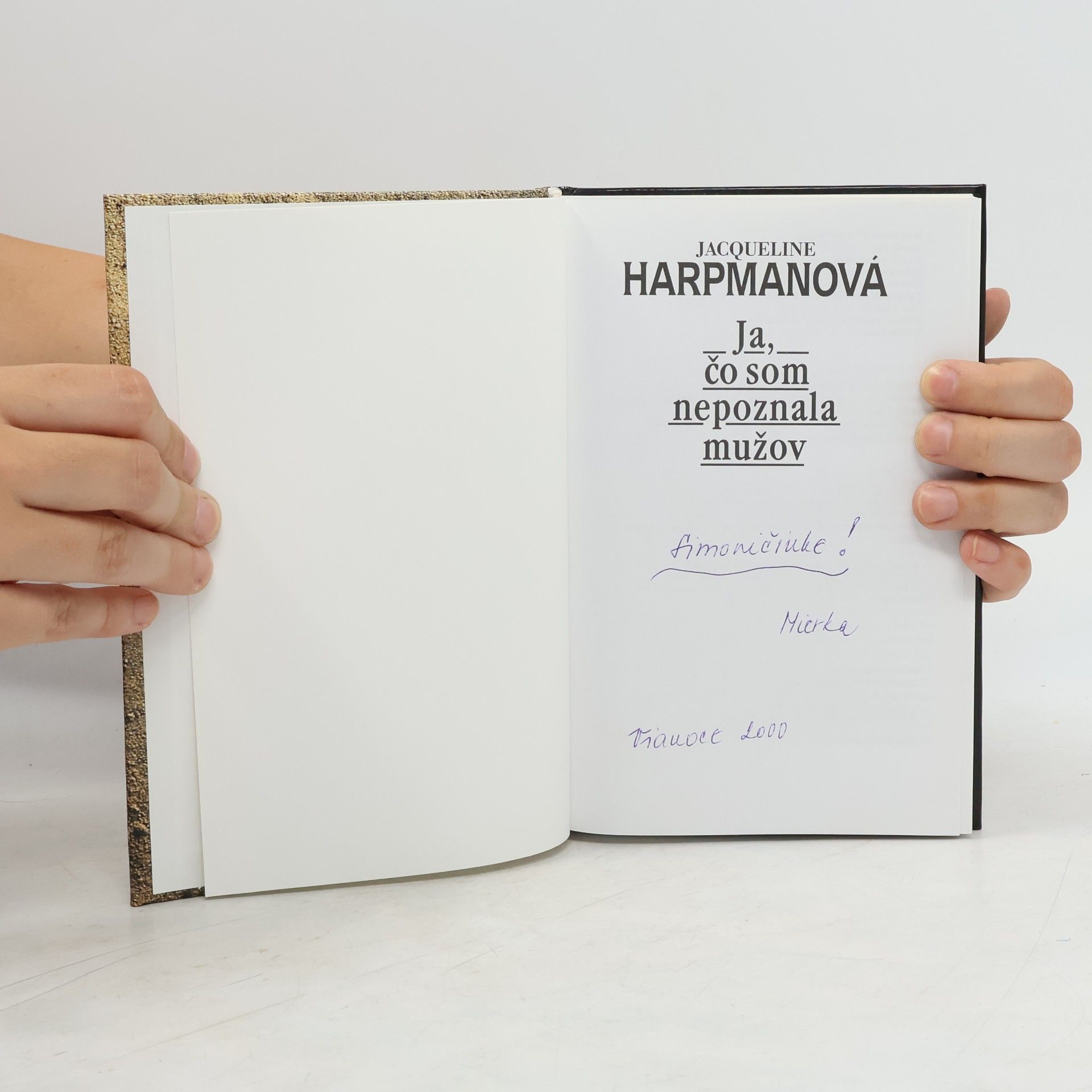 Jacqueline Harpman Ja, čo som nepoznala mužov