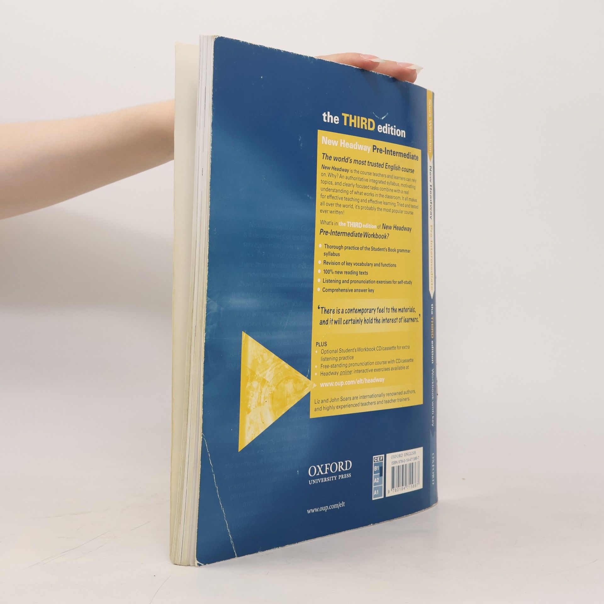 Liz Soars New Headway : pre-intermediate : workbook with key