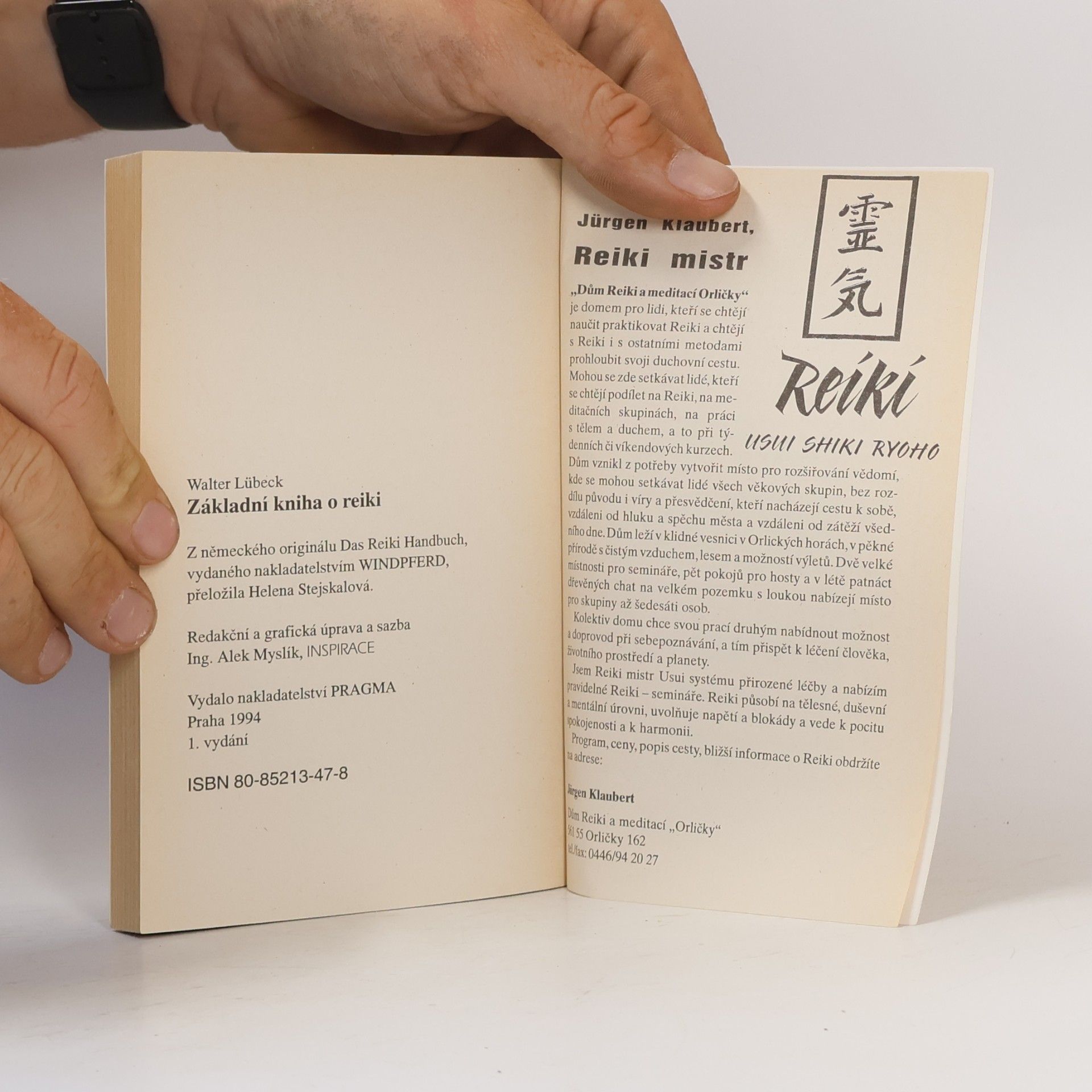 Walter Lübeck Základní kniha o Reiki