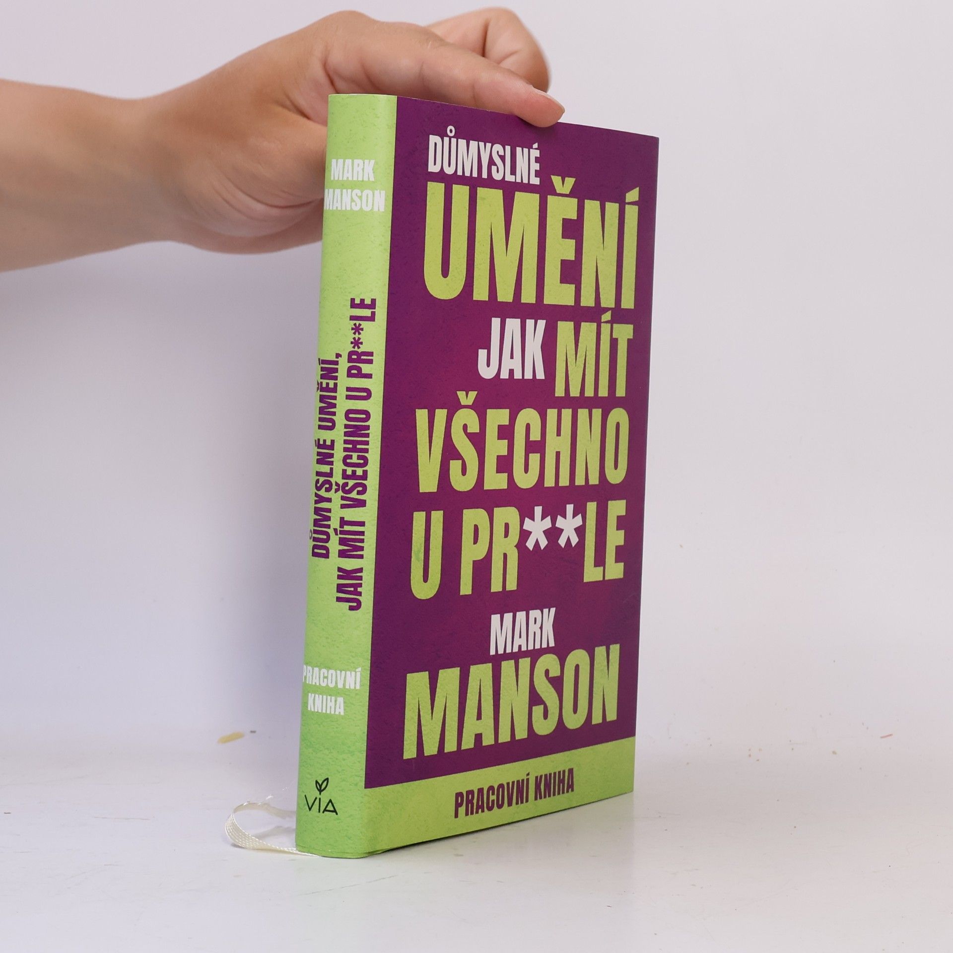 Mark Manson Důmyslné umění, jak mít všechno u pr**le. Pracovní kniha
