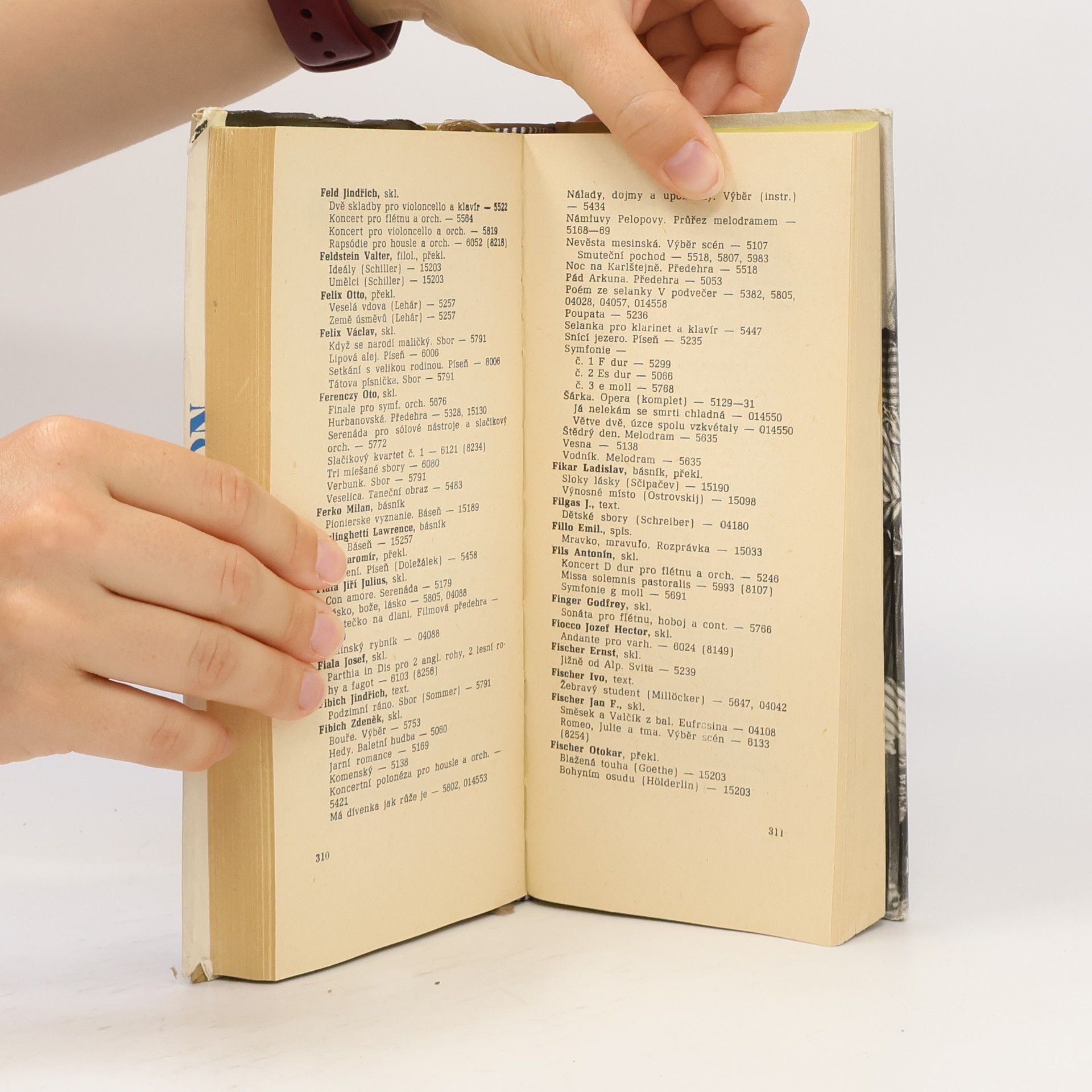 Milena Manová Katalog vážné hudby a mluveného slova 1965