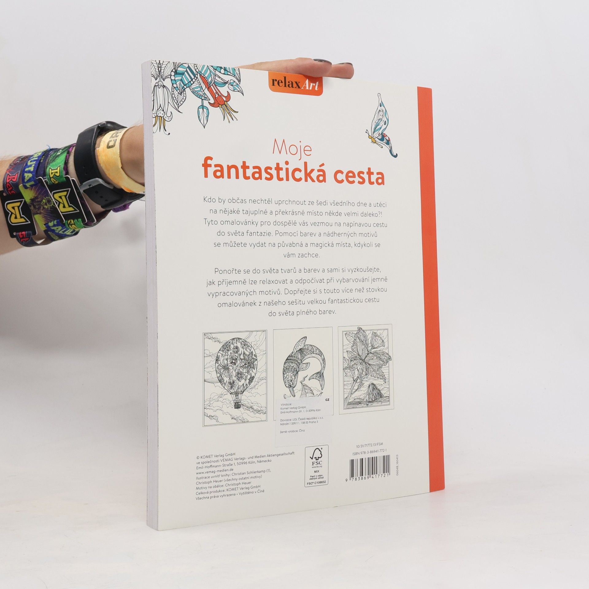 Kolektiv autorů Moja fantastická cesta: Relaxačné maľovanie