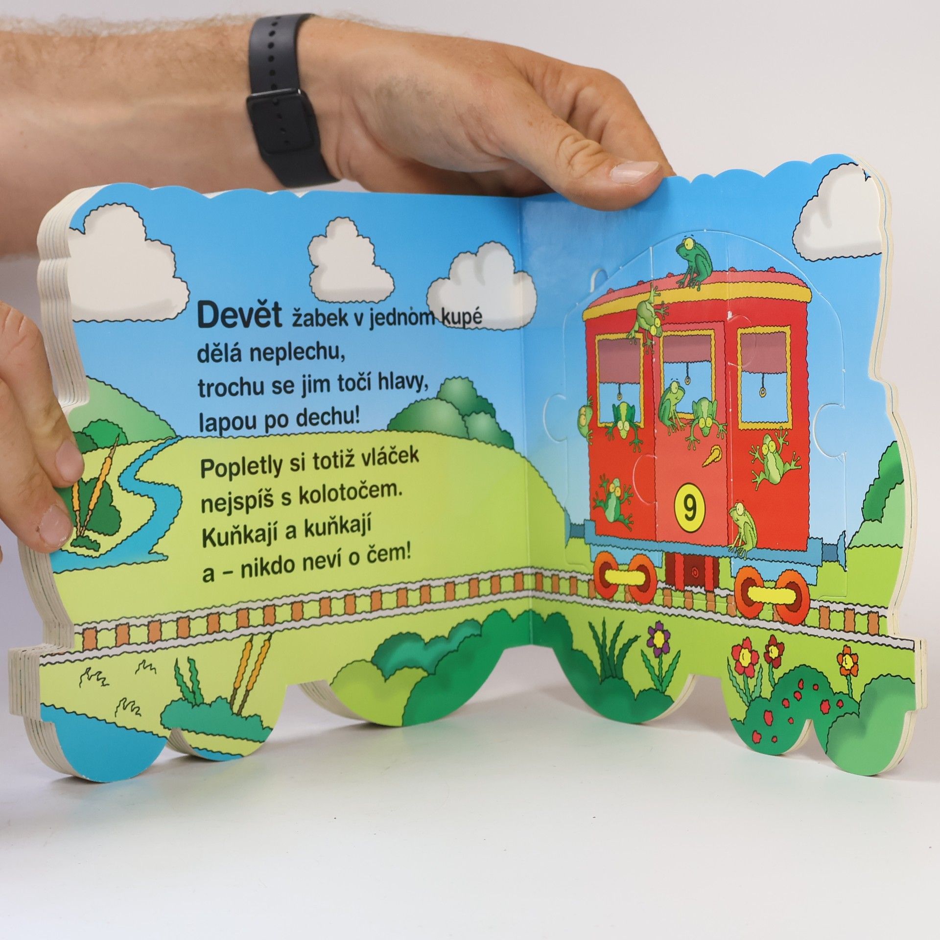 Ivana Nováková Veselý vláček - počítání: dětské puzzle