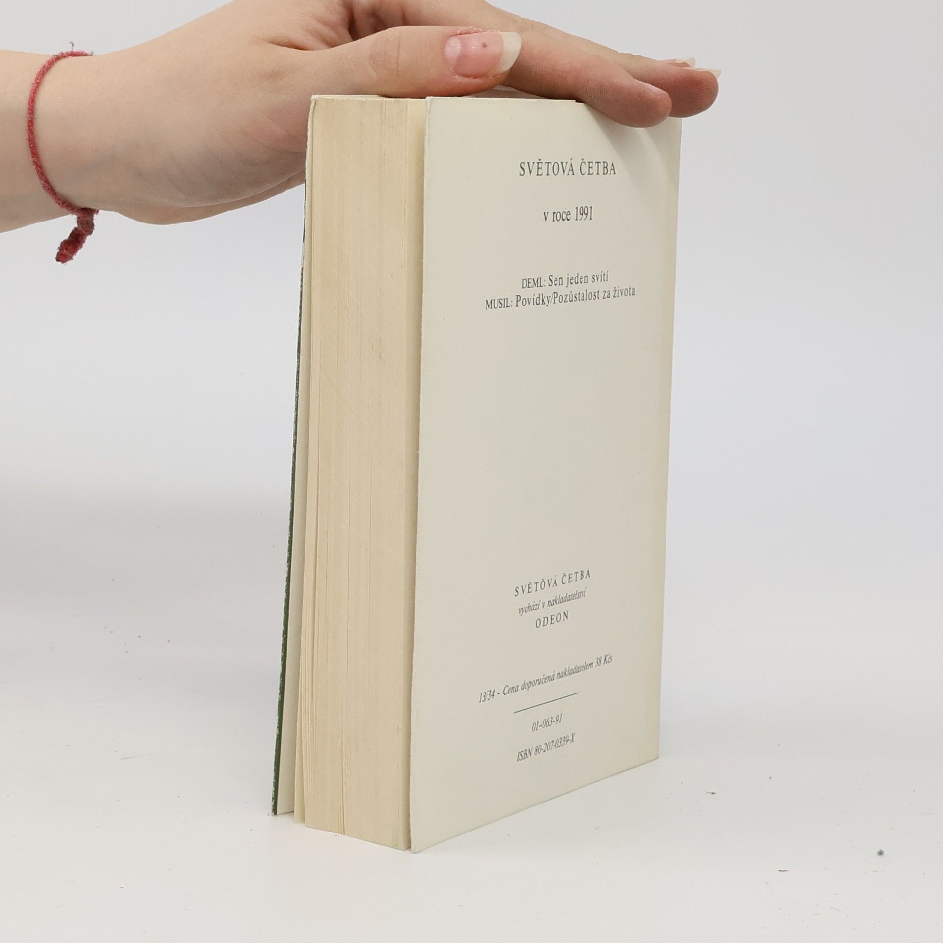 Robert Musil Povídky. Pozůstalost za života.