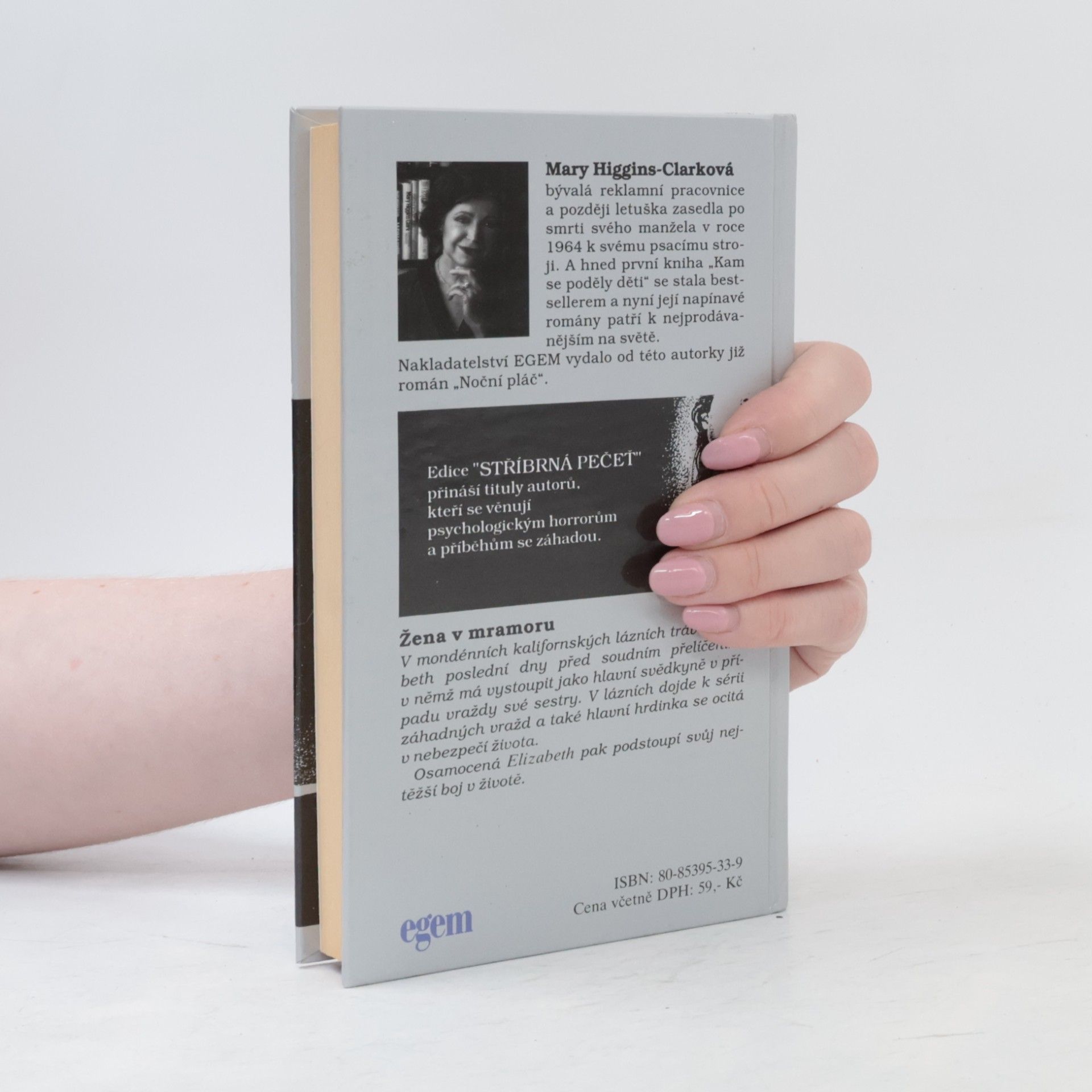 Mary Higgins Clark Žena v mramoru