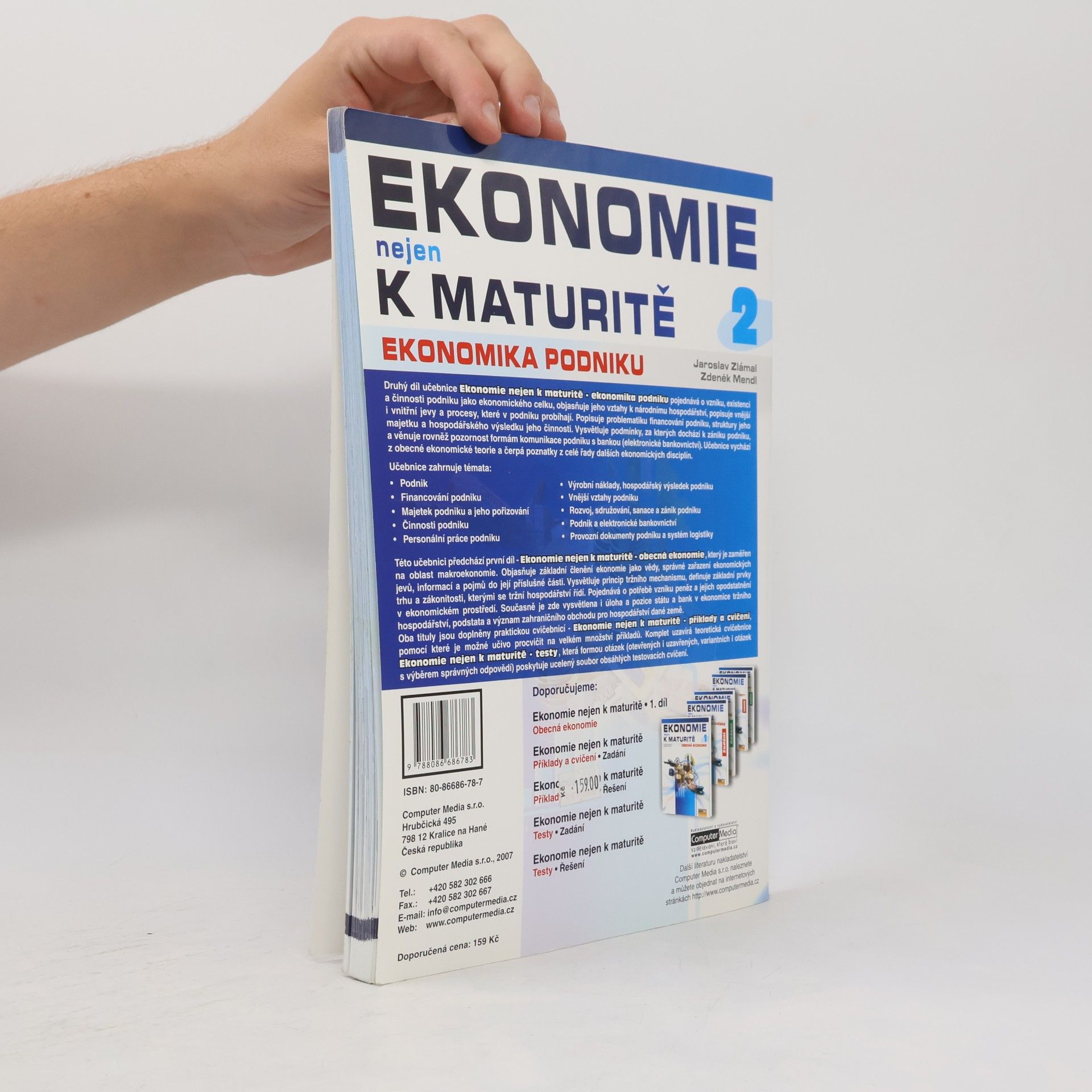 Jaroslav Zlámal Ekonomie nejen k maturitě. 2. díl, Ekonomika podniku