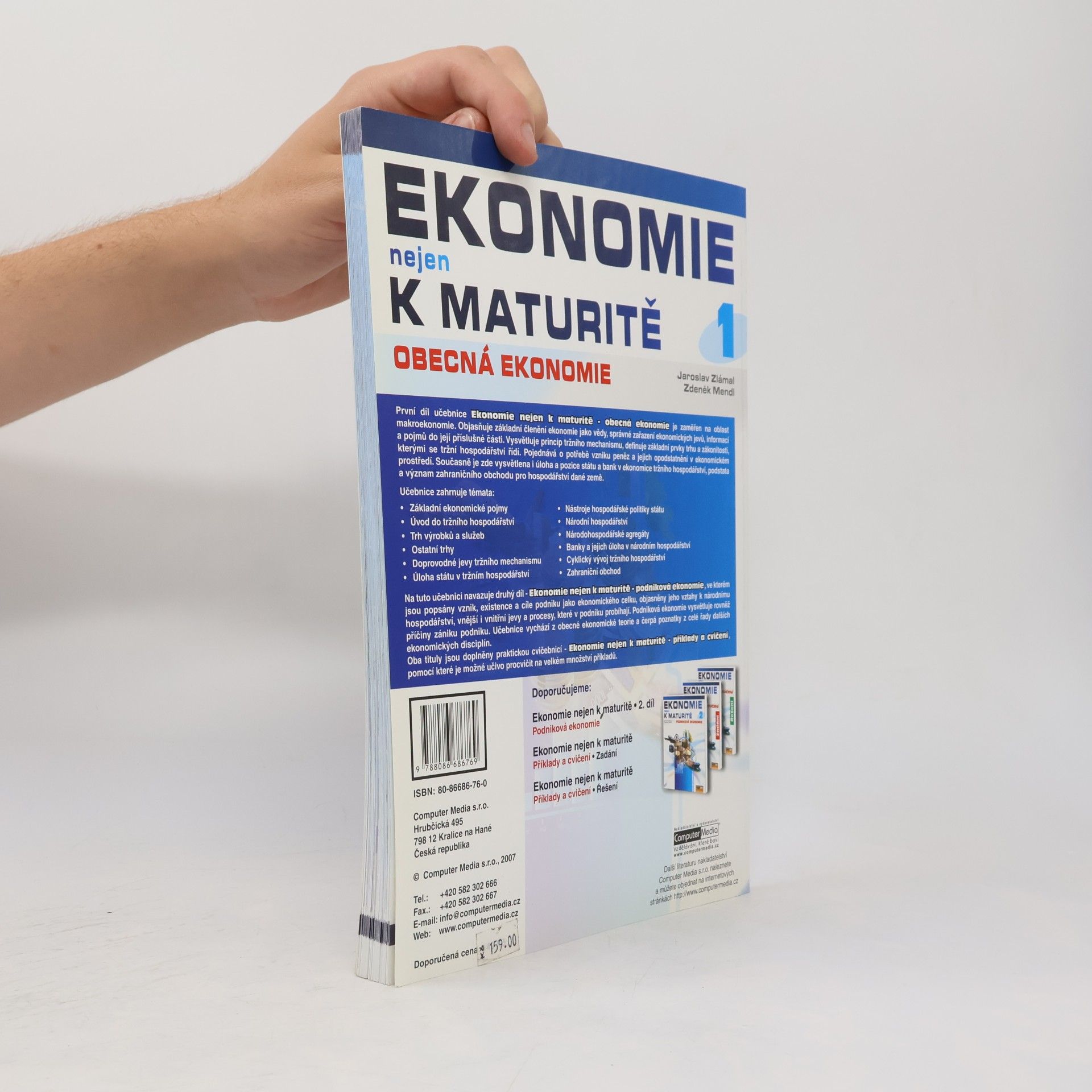 Jaroslav Zlámal Ekonomie nejen k maturitě. 1. díl, Obecná ekonomie