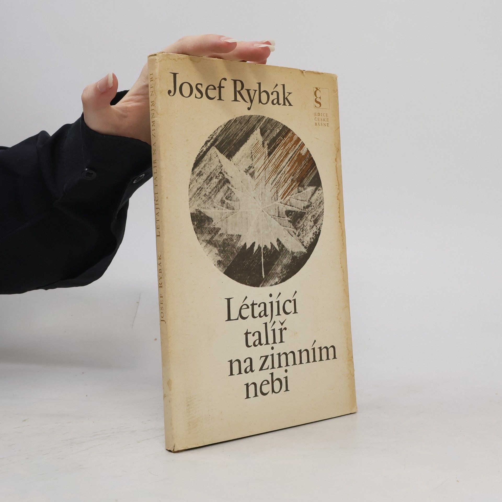 Josef Rybák Létající talíř na zimním nebi