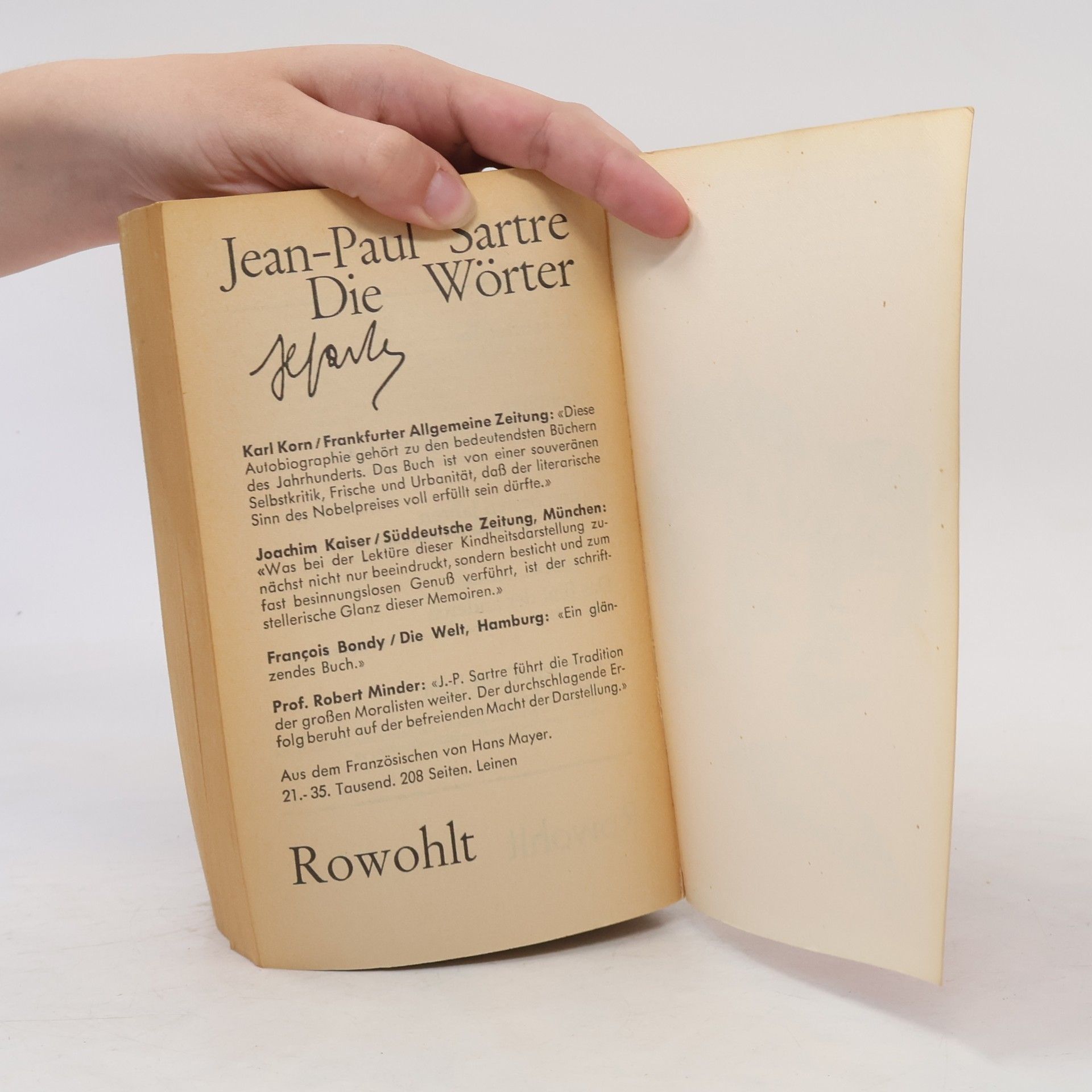 Simone Beauvoir Die Mandarins von Paris