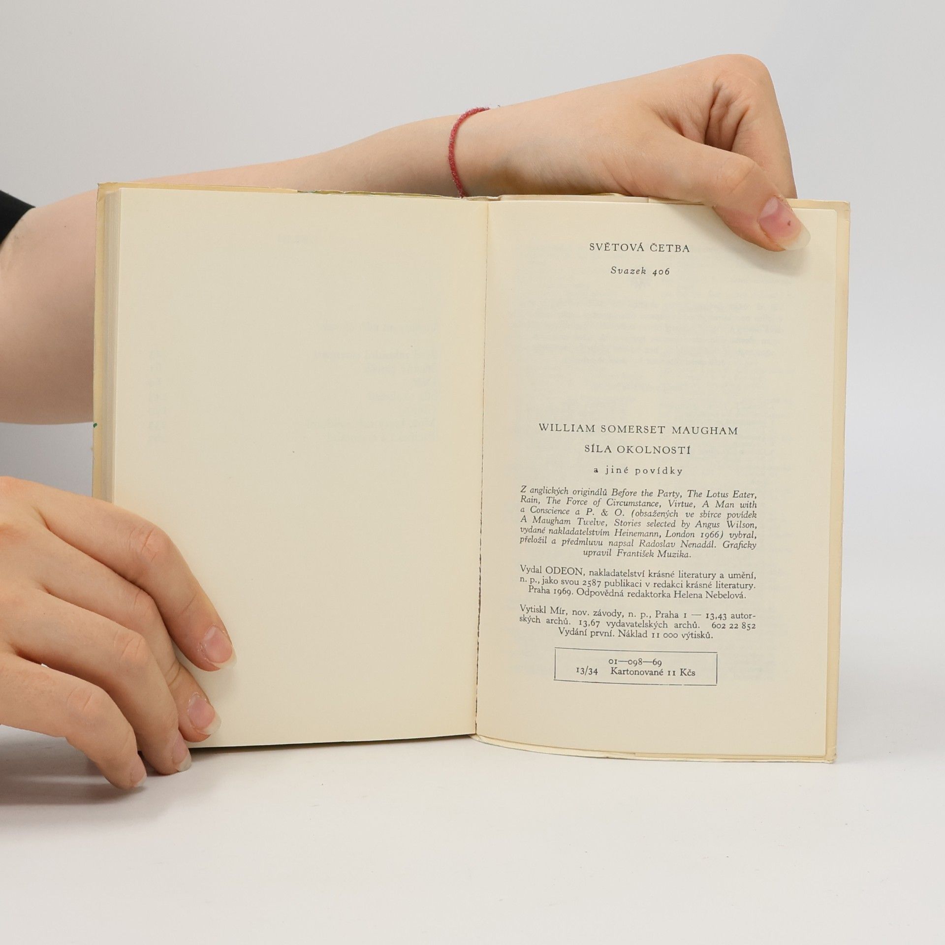 William Somerset Maugham Síla okolností a jiné povídky