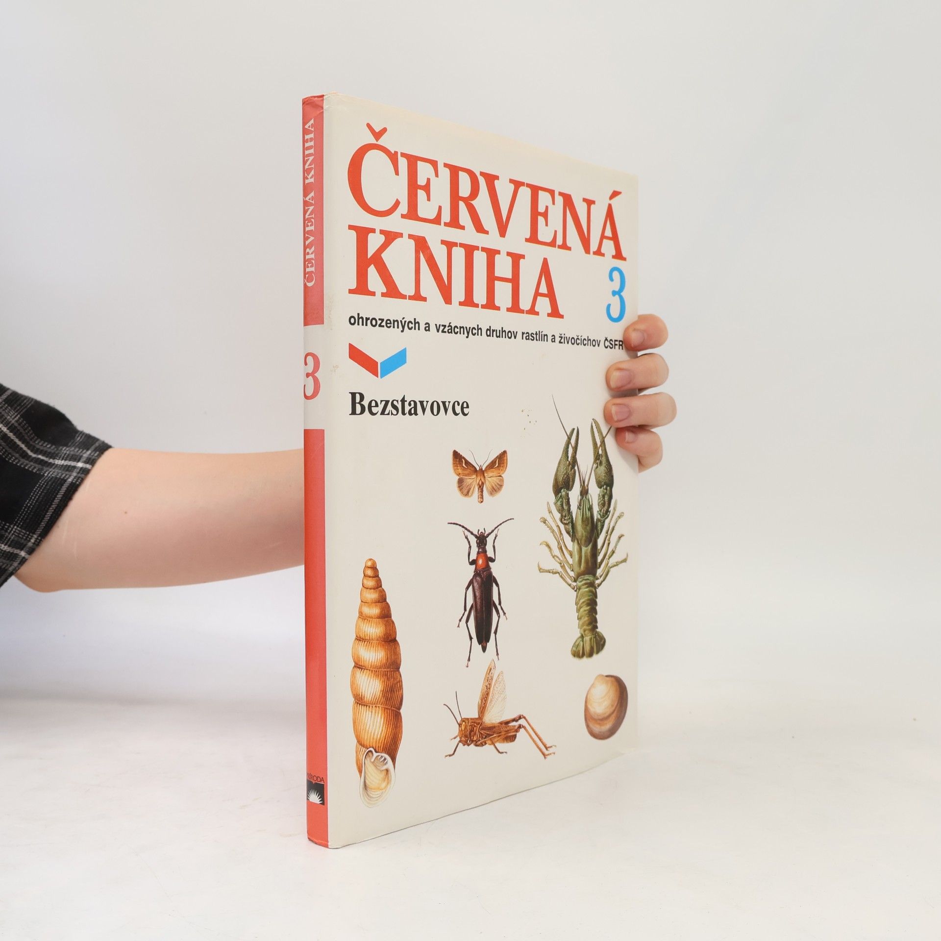Ludvík Škapec Červená kniha ohrozených a vzácnych druhov rastlín a živočíchov ČSFR 3 - Bezstavovce