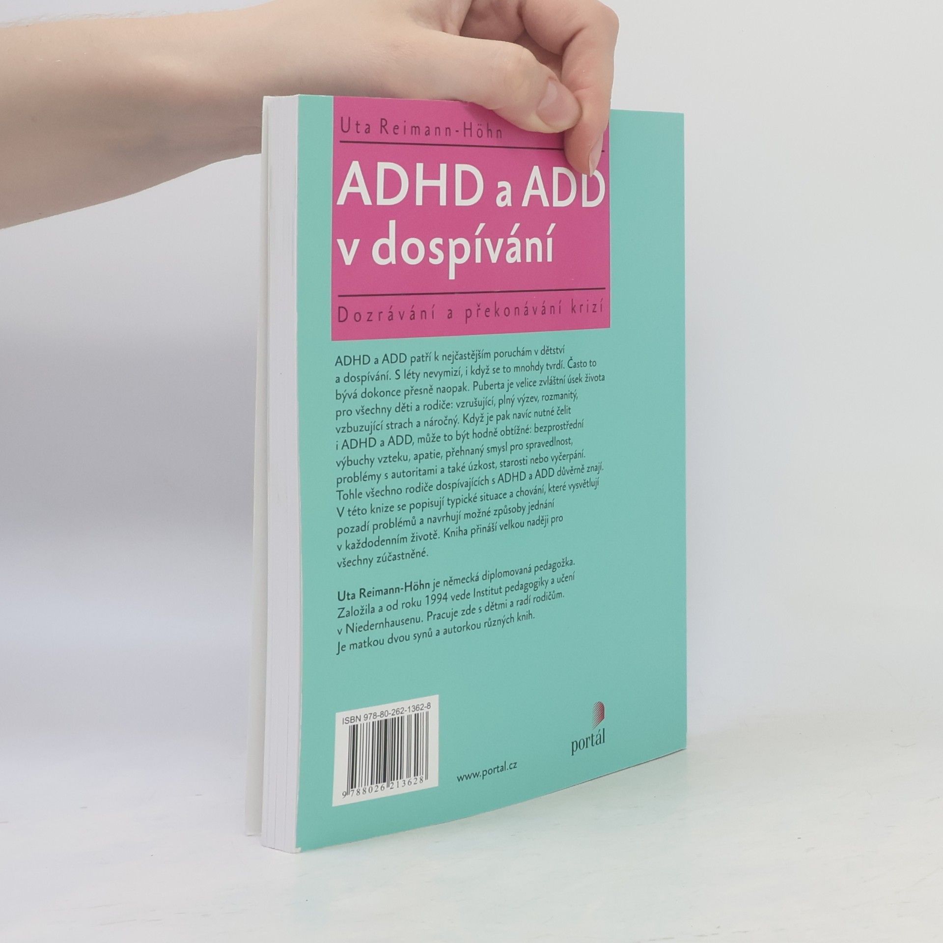 Uta Reimann-Höhn ADHD a ADD v dospívání