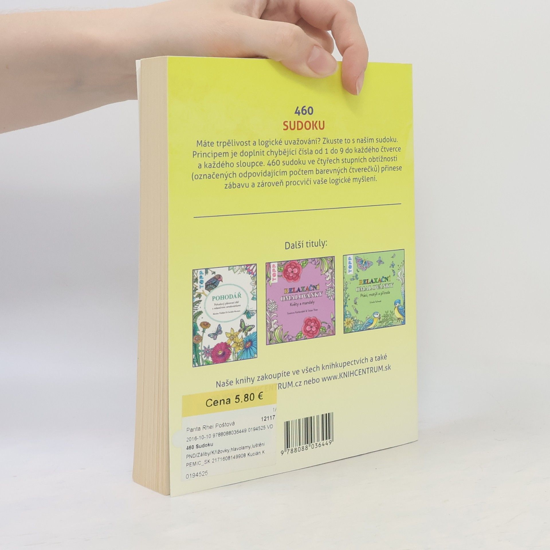 Kolektiv autorů 460 sudoku