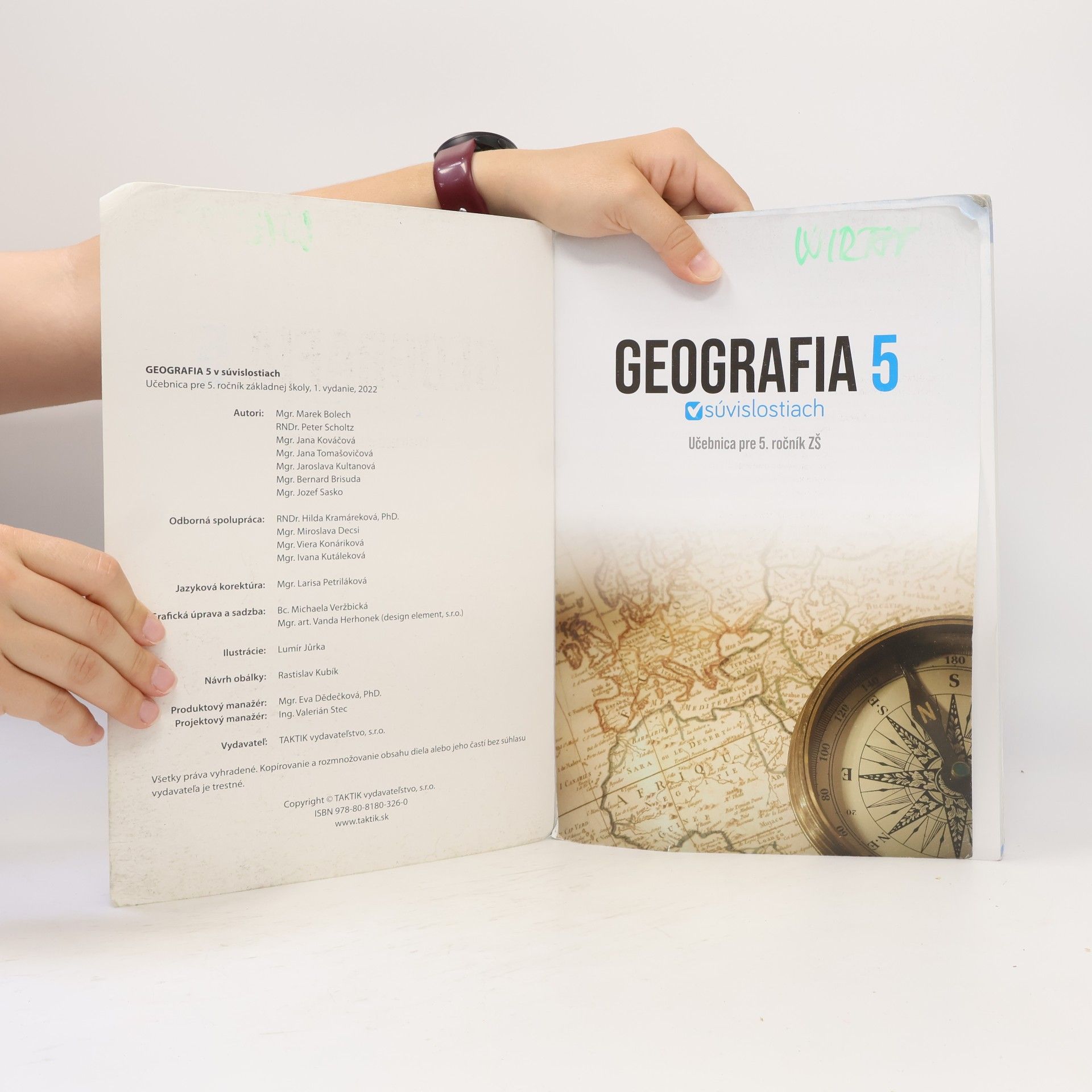 Kolektiv autorů Geografia 5. Učebnica pre 5. Ročník ZŠ