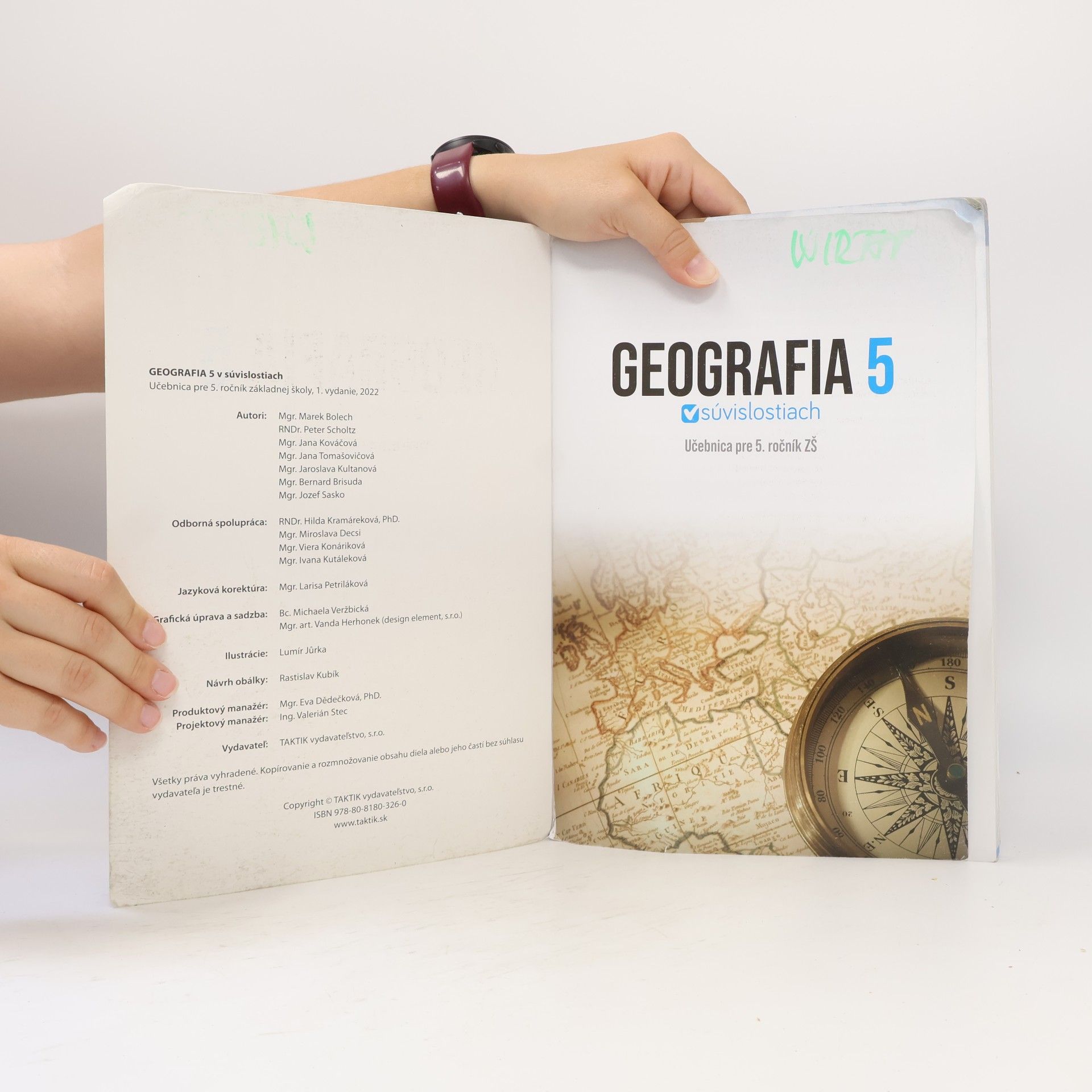 Kolektiv autorů Geografia 5. Učebnica pre 5. Ročník ZŠ
