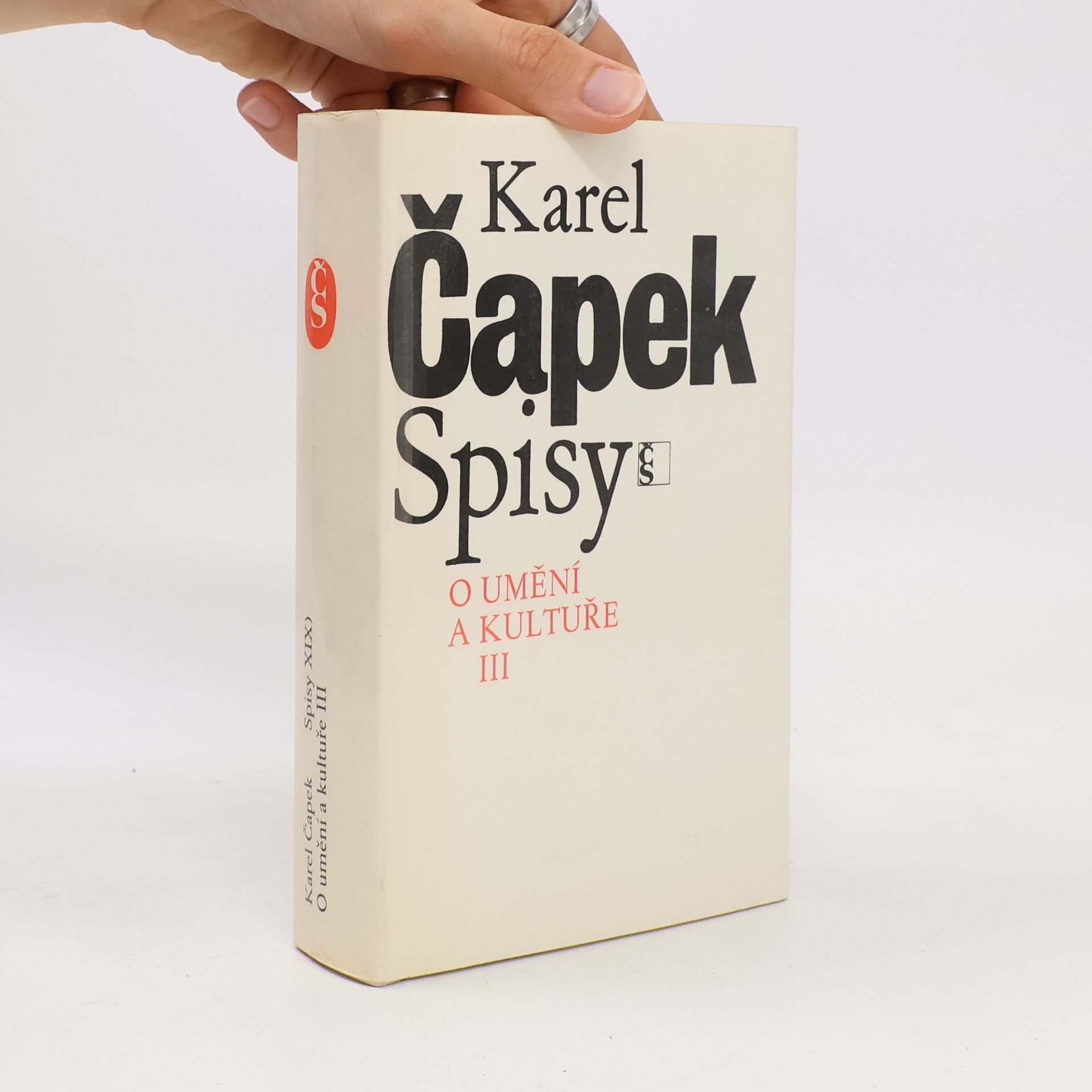 Karel Čapek Spisy XIX. O umění a kultuře III