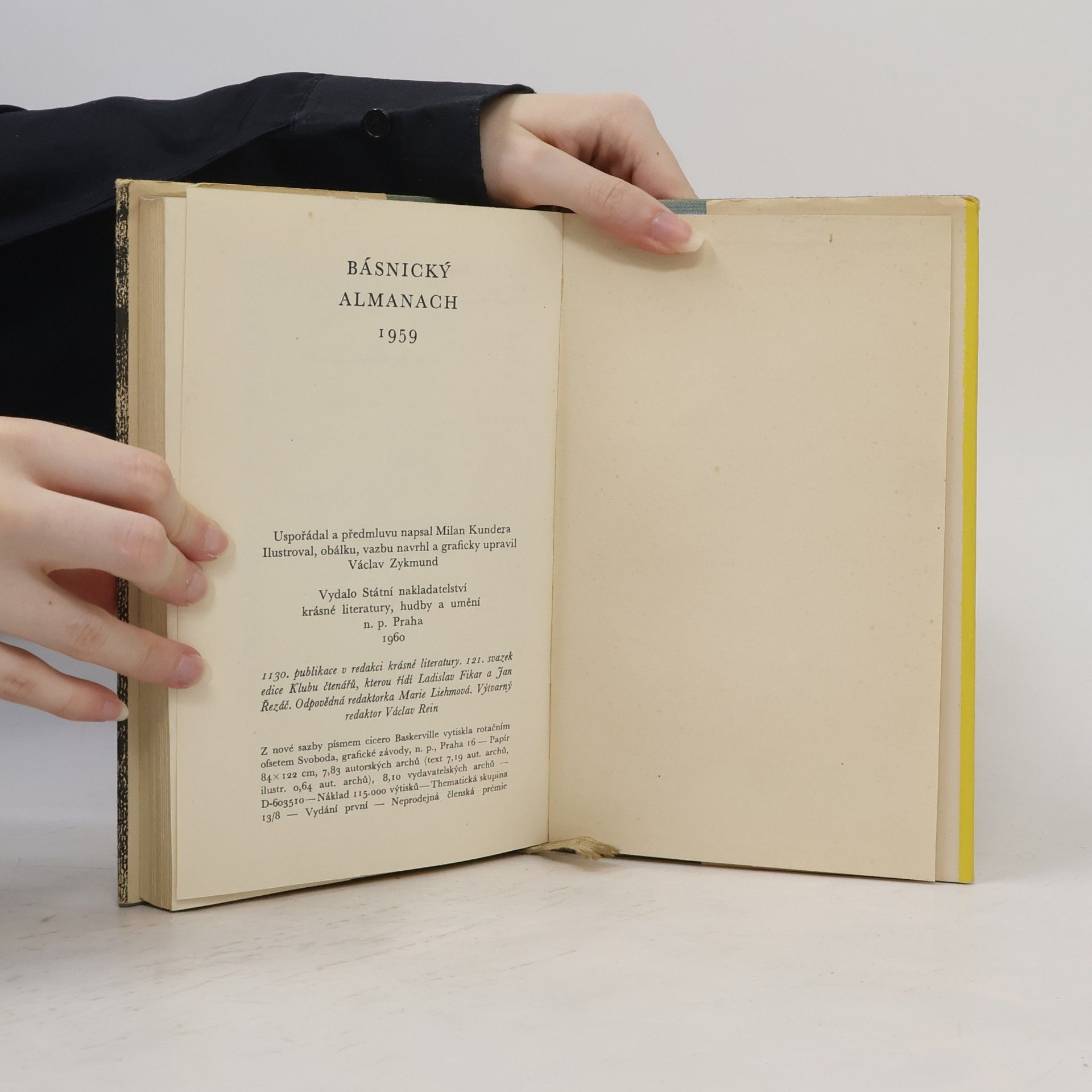 Milan Kundera Básnický almanach 1959