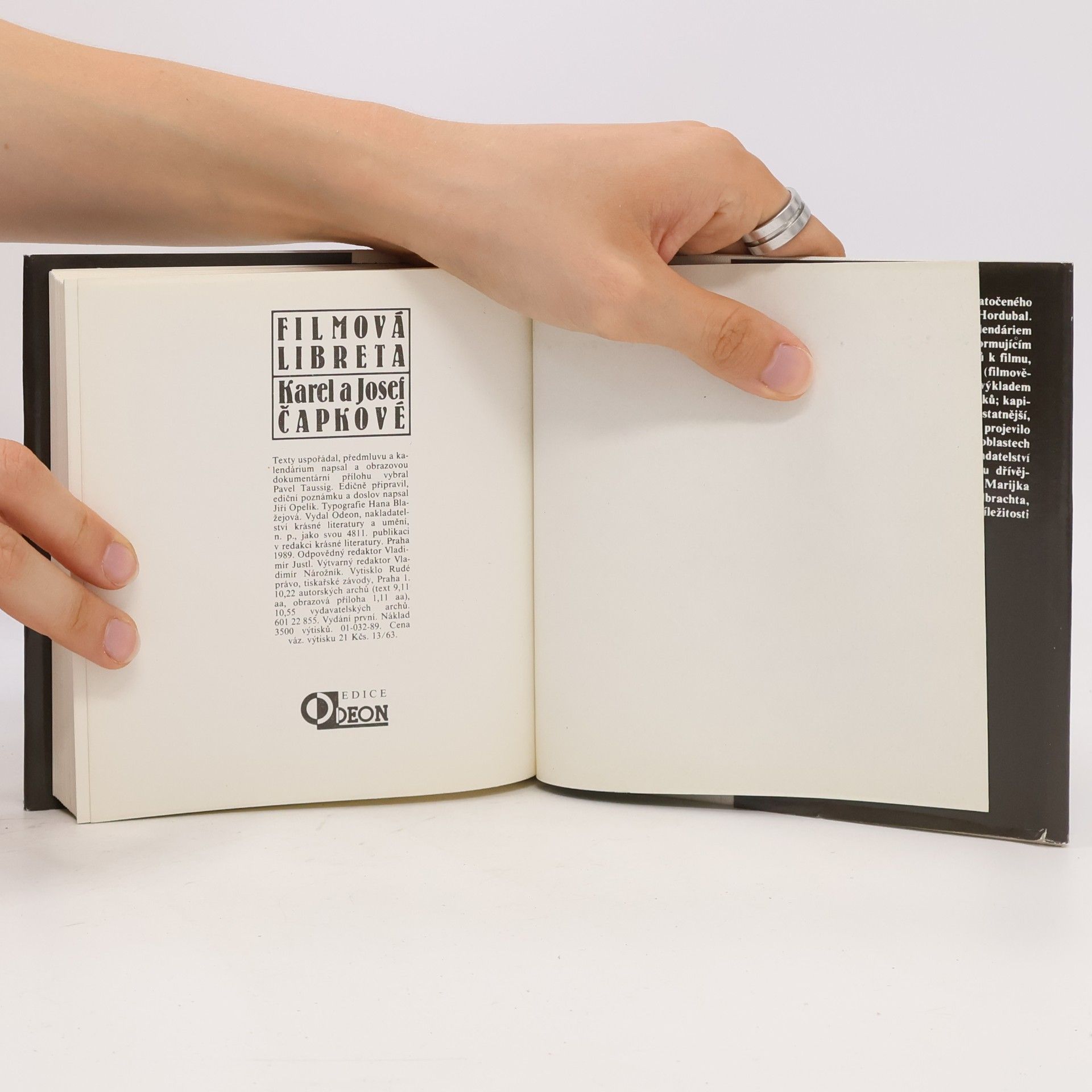 Karel Čapek Filmová libreta