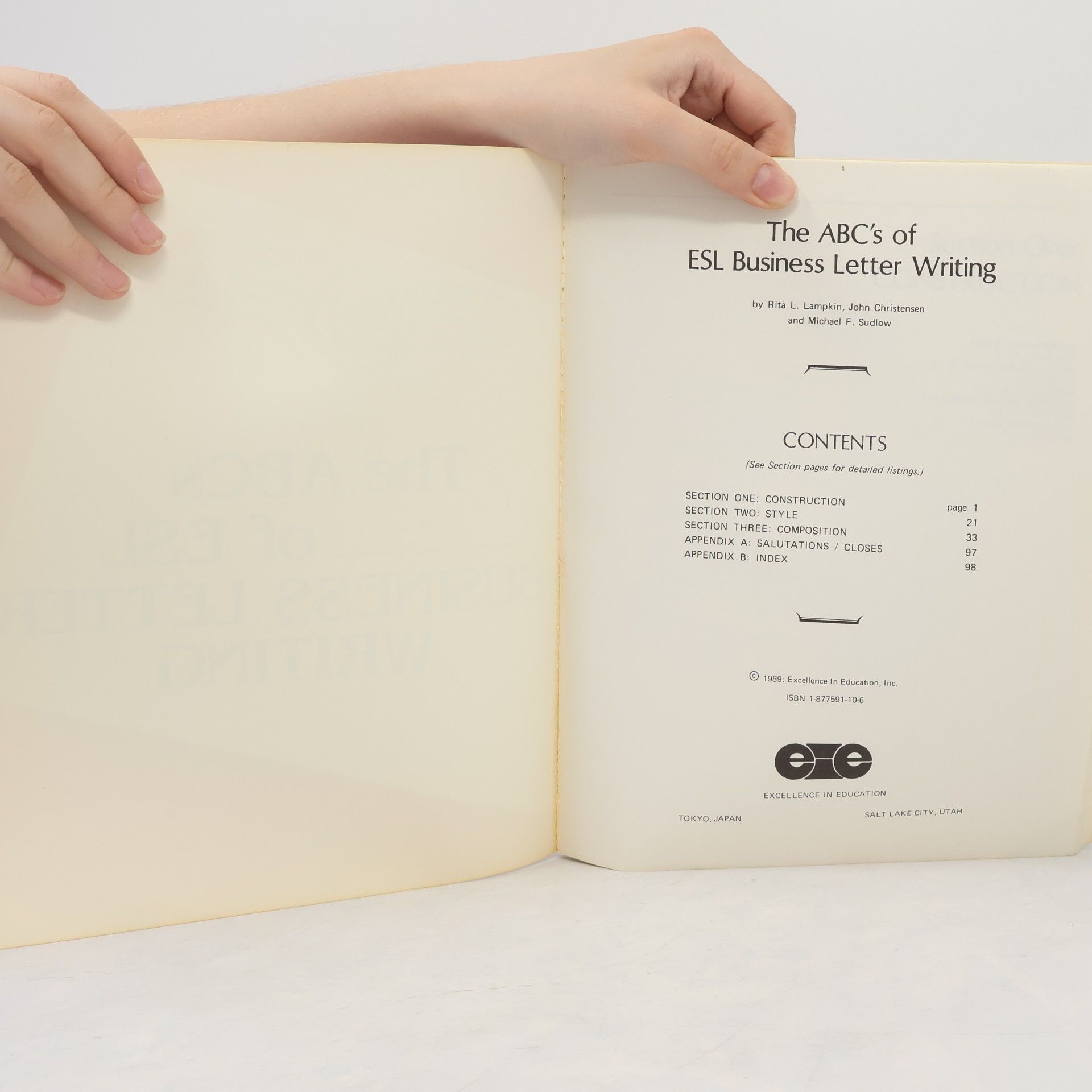 Rita L. Lampkin ABC's of ESL Business Letter Writing