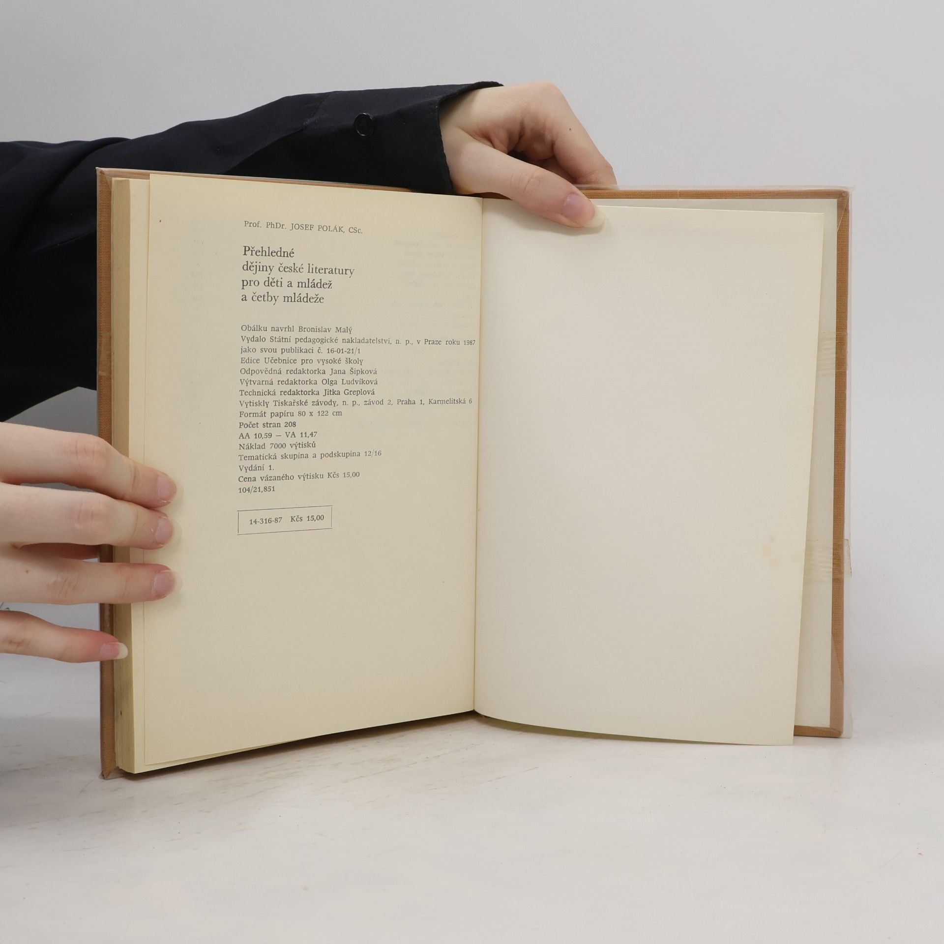 Josef Polák Přehledné dějiny české literatury pro děti a mládež a četby mládeže