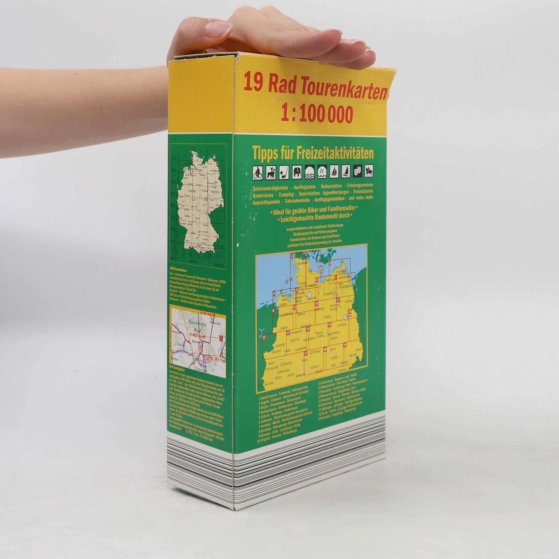 Autorenkollektiv 19 Regionale Rad Tourenkarten