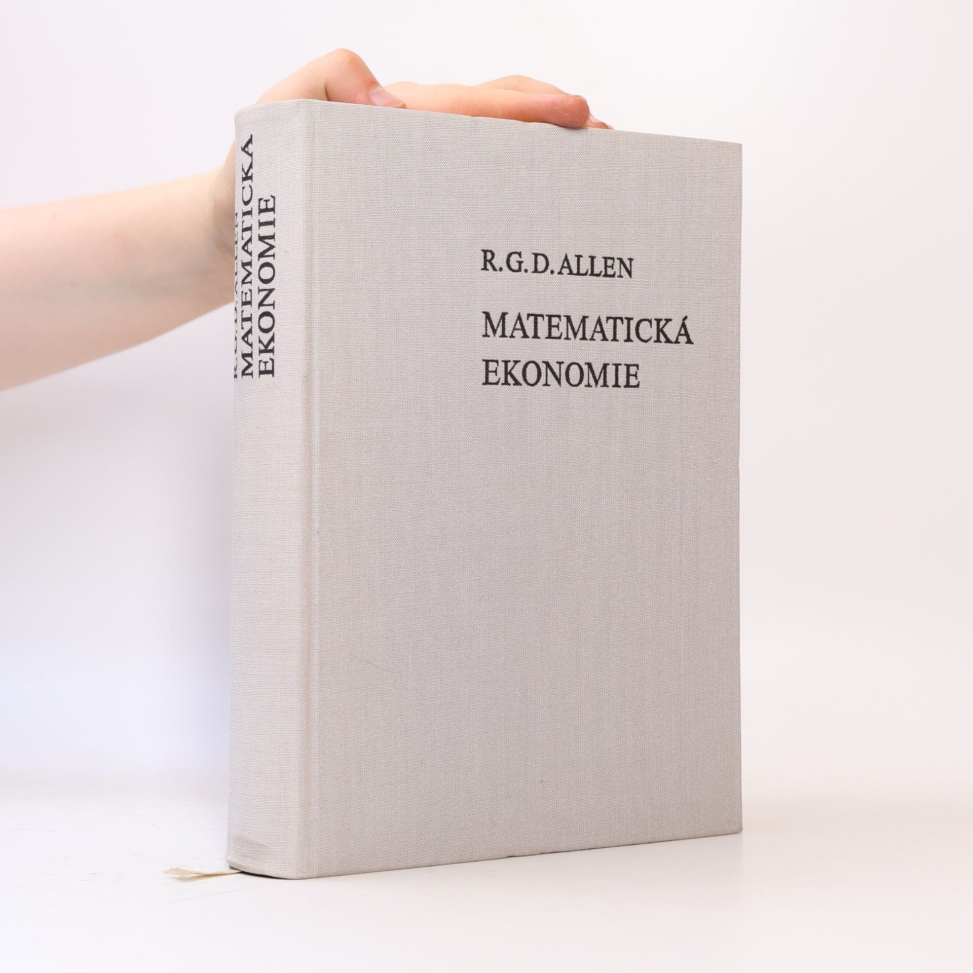 R. G. D. Allen Matematická ekonomie