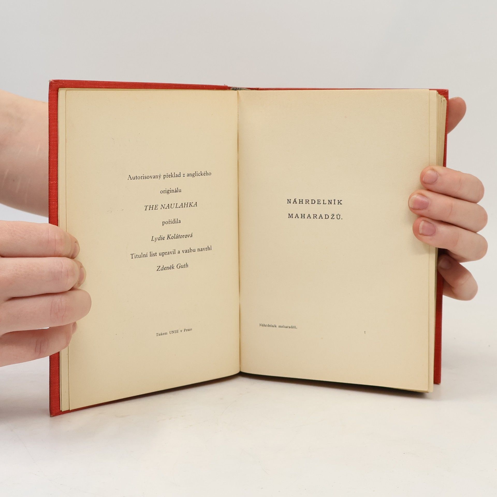 Rudyard Kipling Náhrdelník maharadžů. povídka Západu a Východu