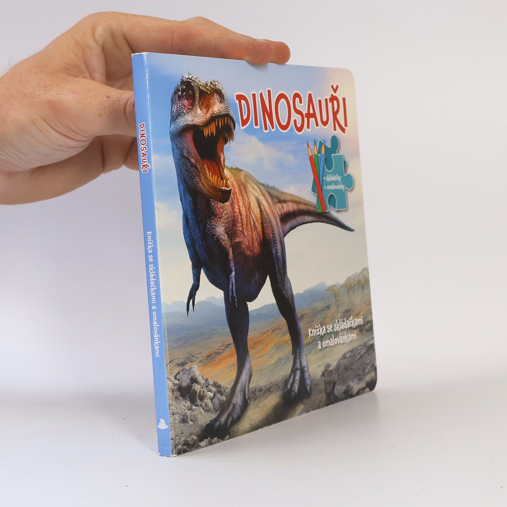 Marta Anna Jollant Dinosauři : knížka se skládačkami a omalovánkami