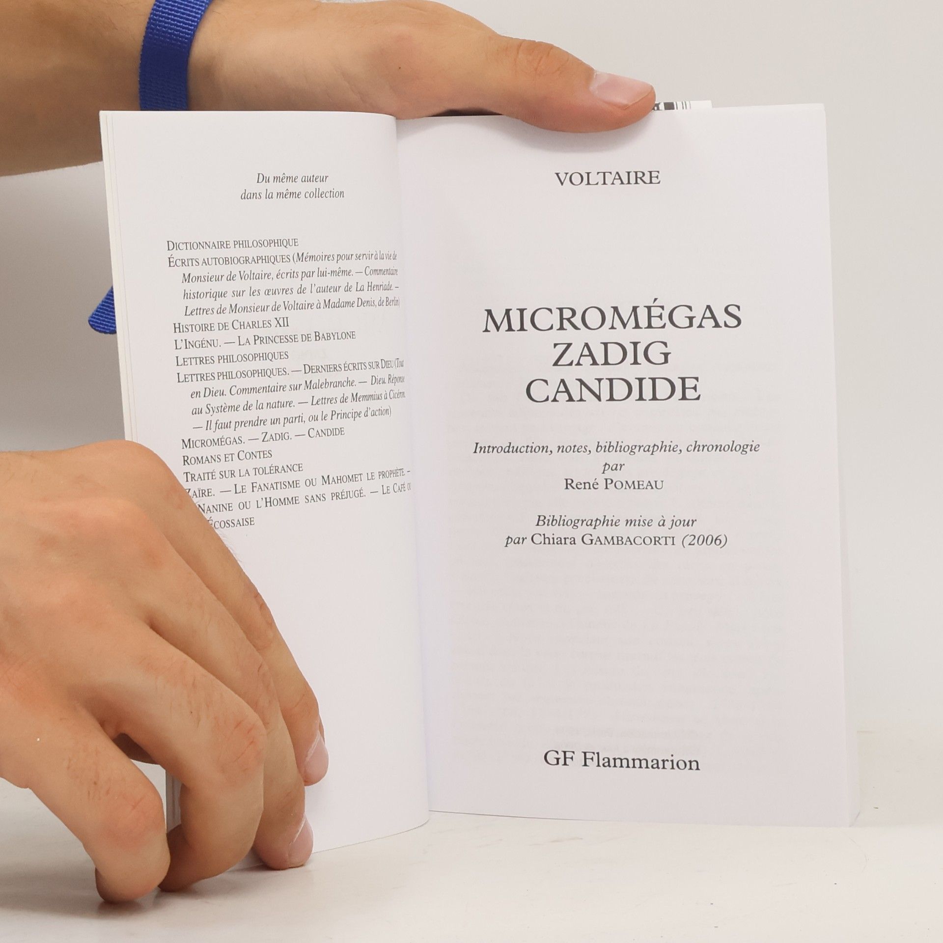 Voltaire Micromégas. Zadig. Candide
