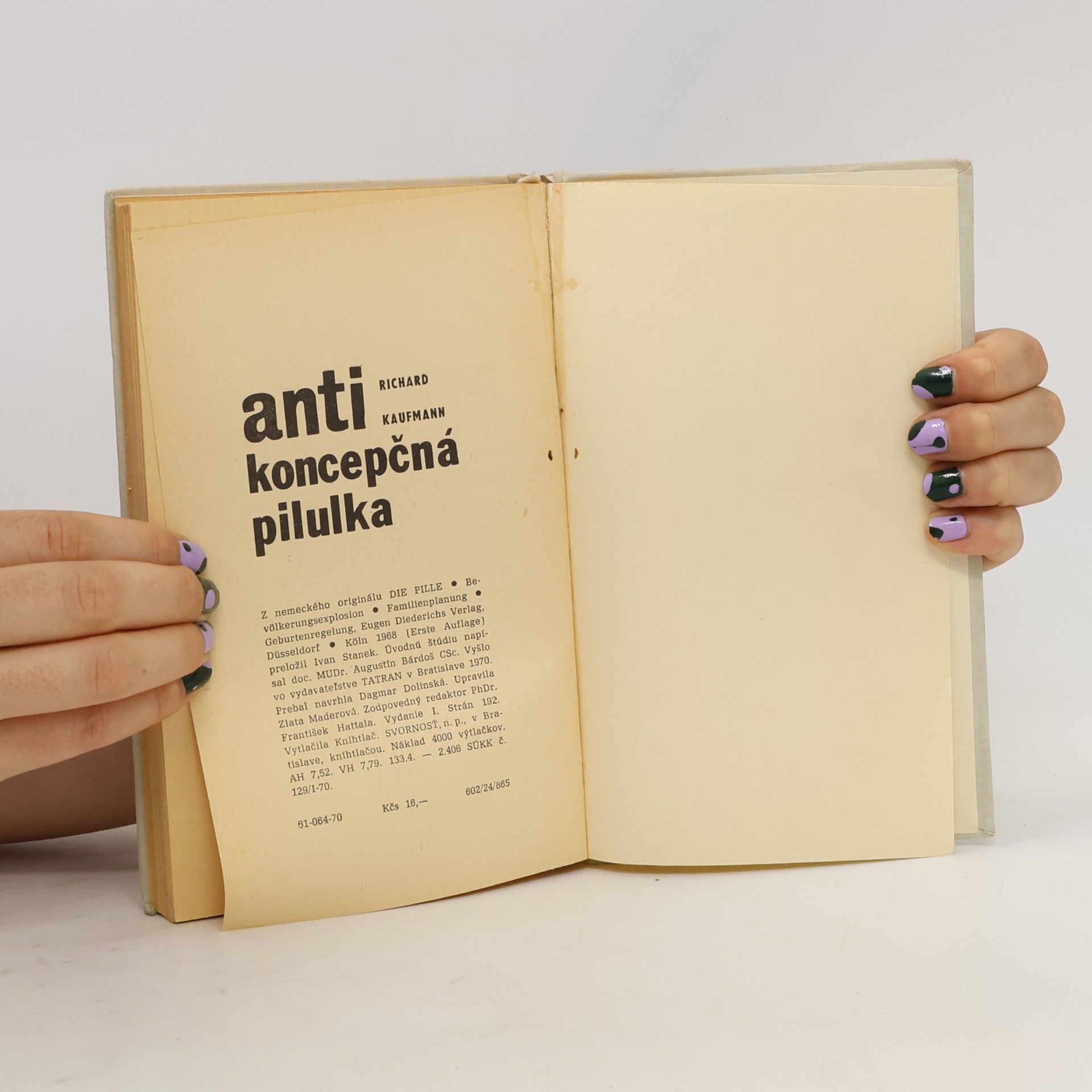 Richard Kaufmann Antikoncepčná pilulka